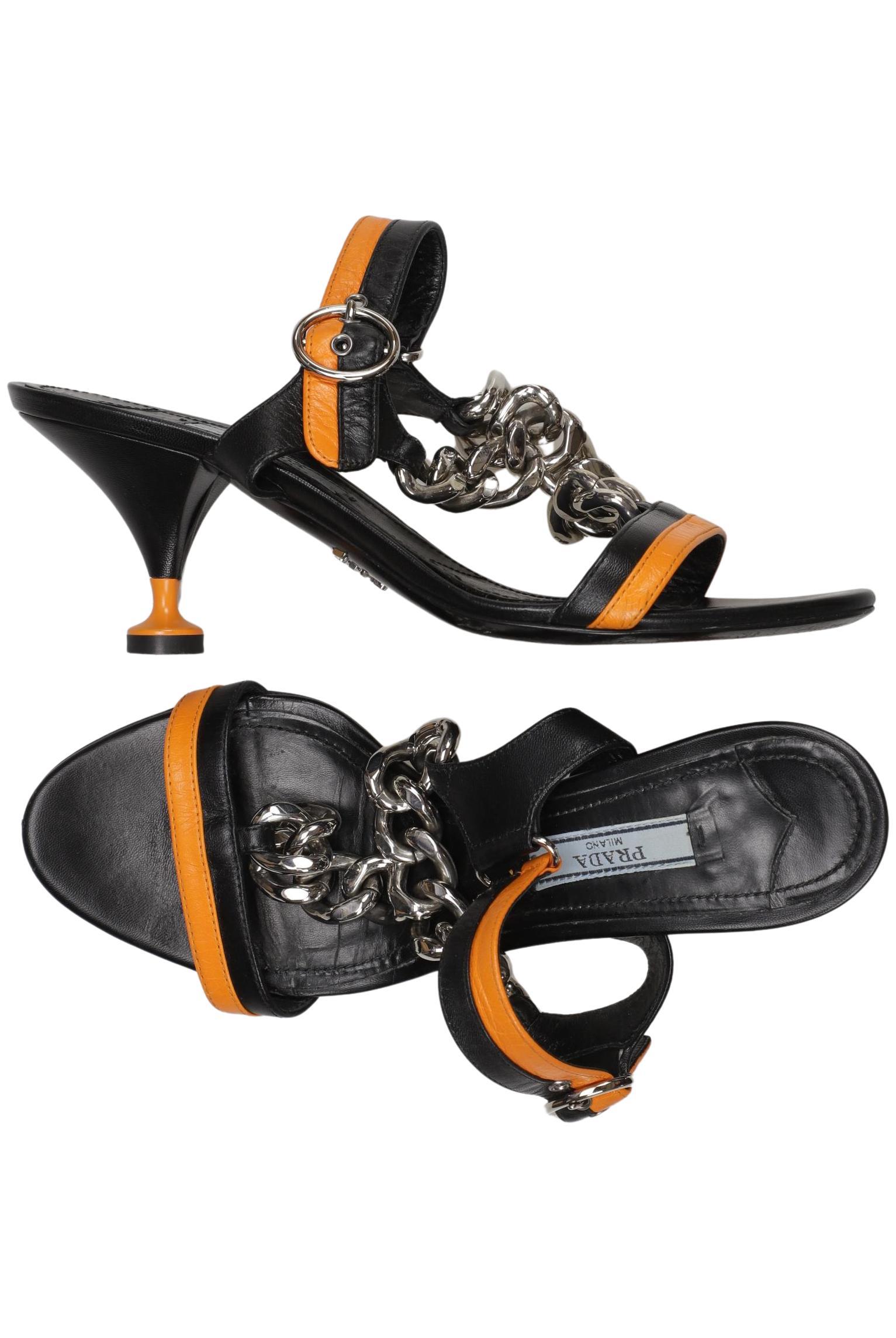 

Prada Damen Sandale, schwarz, Gr. 36
