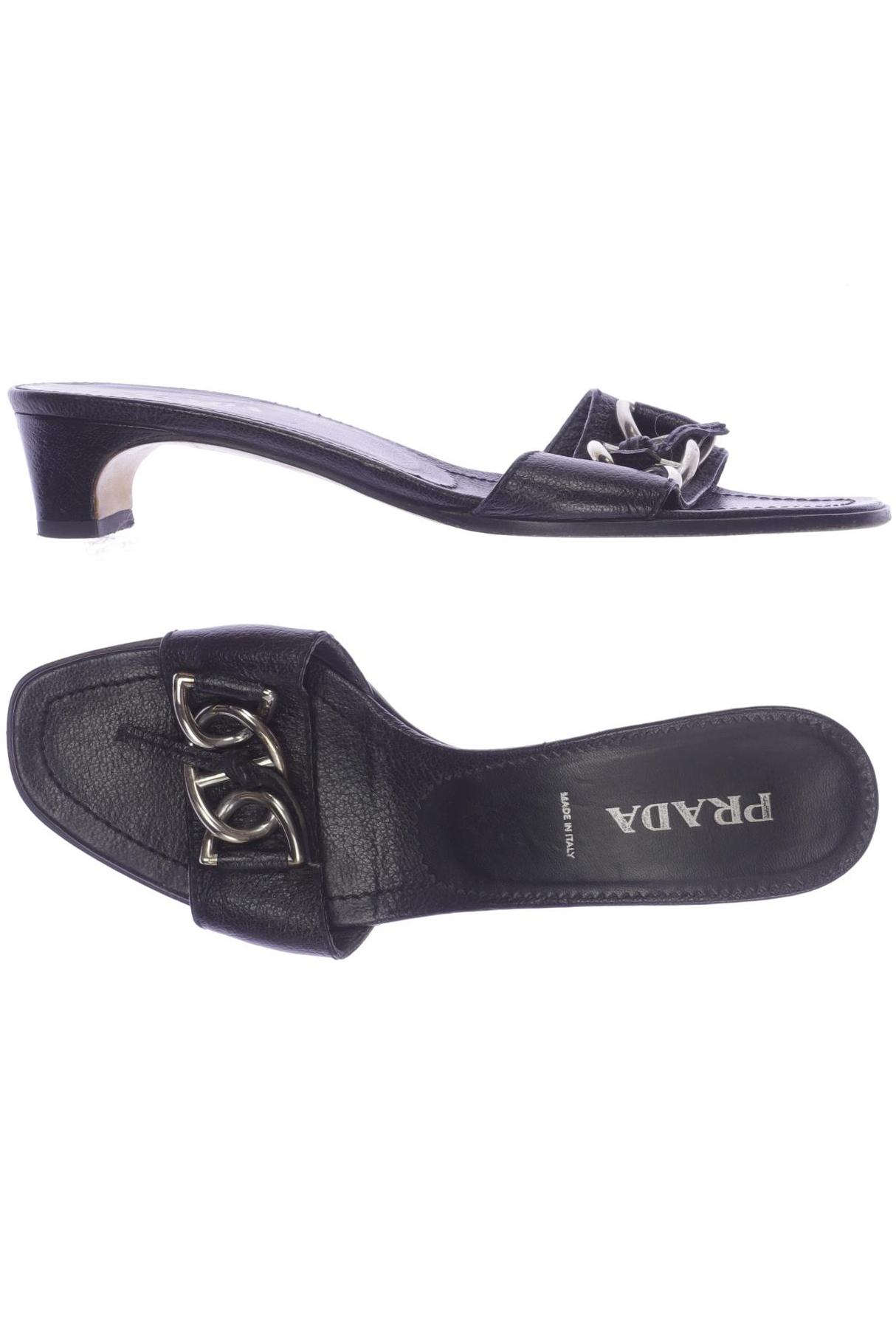 

Prada Damen Sandale, schwarz, Gr. 37