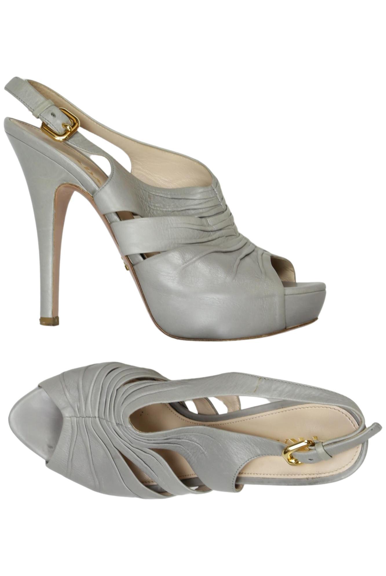 

Prada Damen Sandale, grau, Gr. 37.5