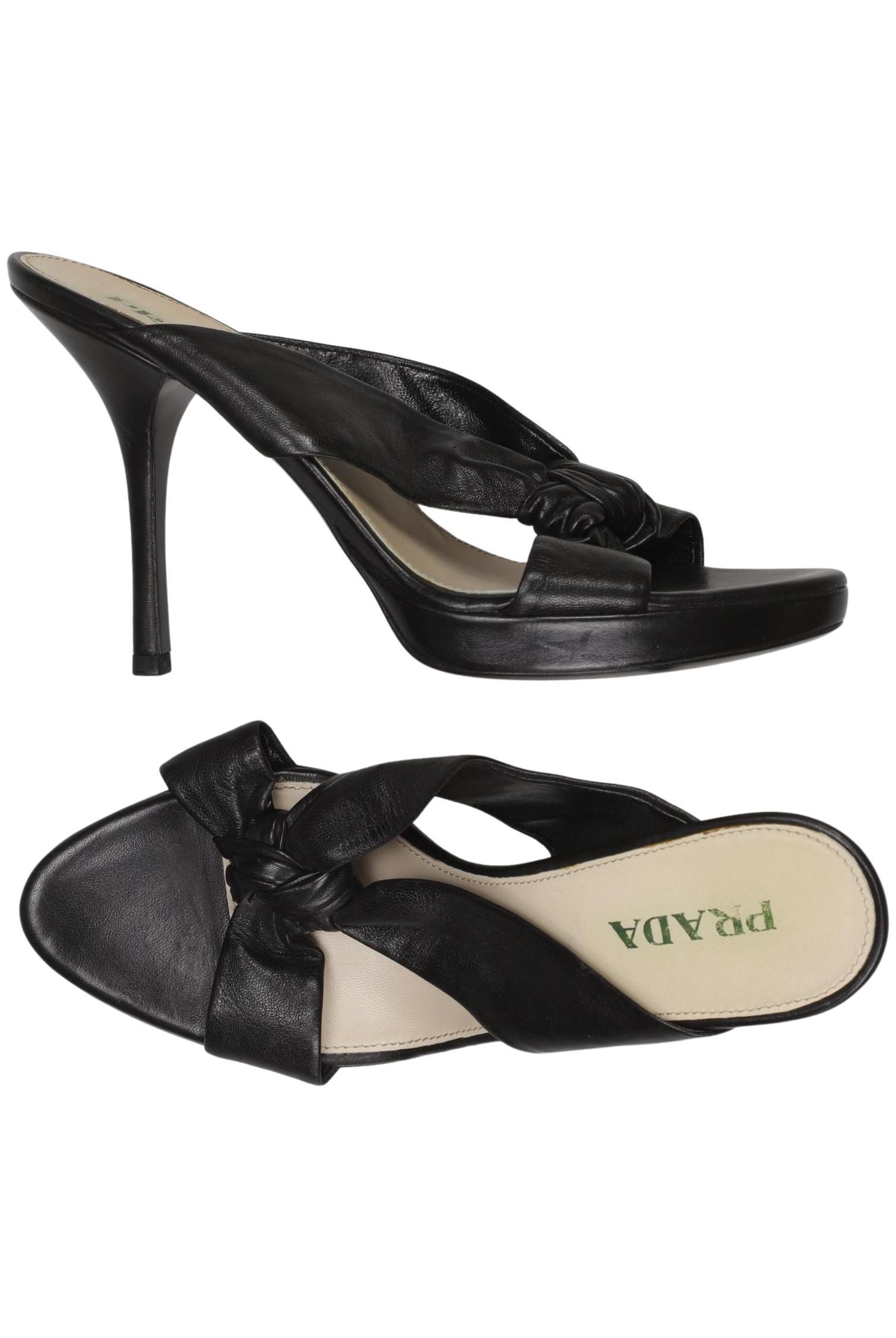 

Prada Damen Sandale, schwarz, Gr. 37.5