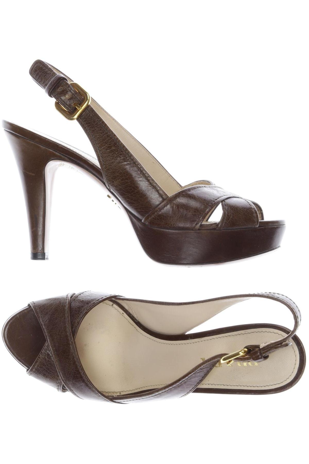 

Prada Damen Sandale, braun, Gr. 37
