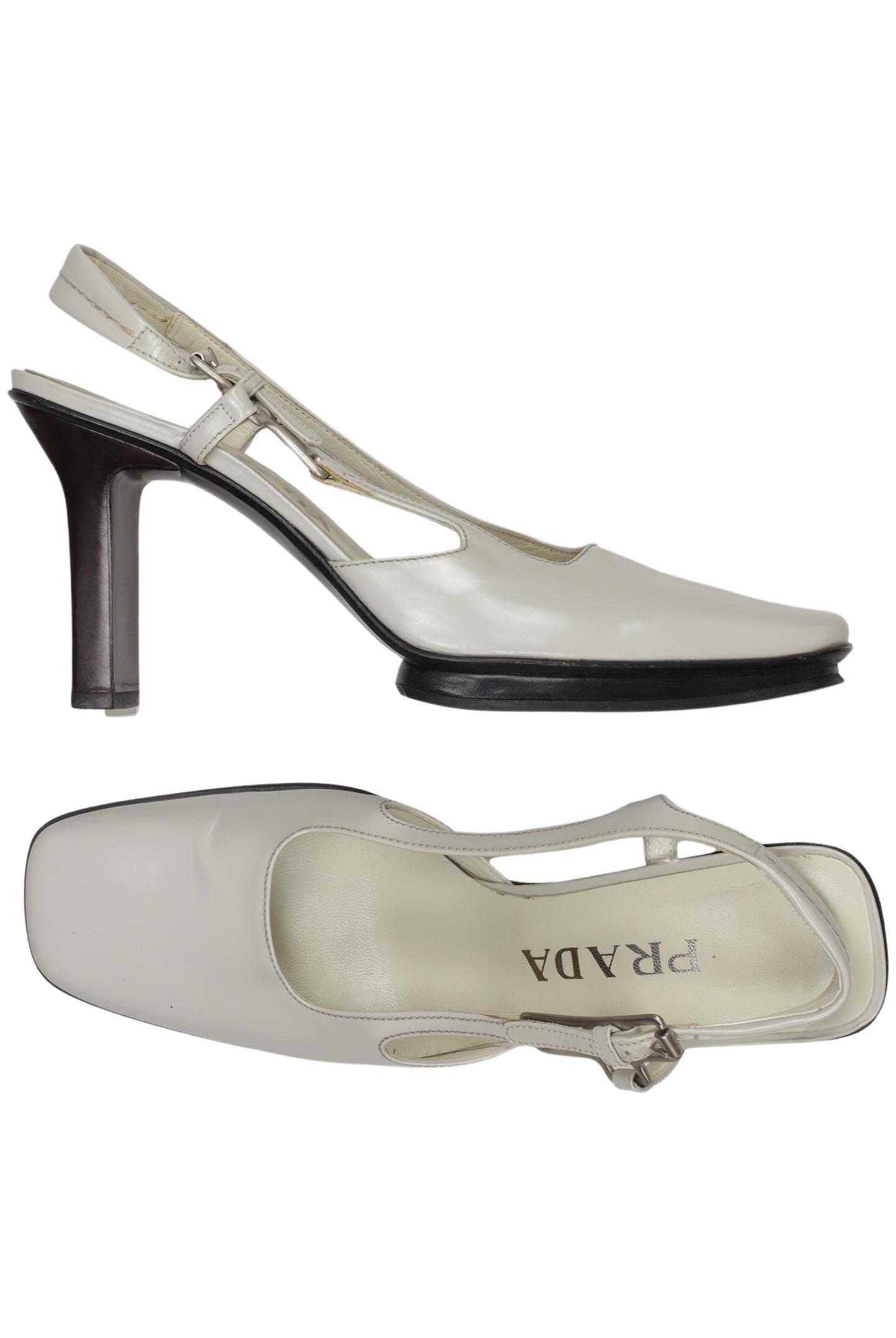 

Prada Damen Sandale, grau, Gr. 39.5