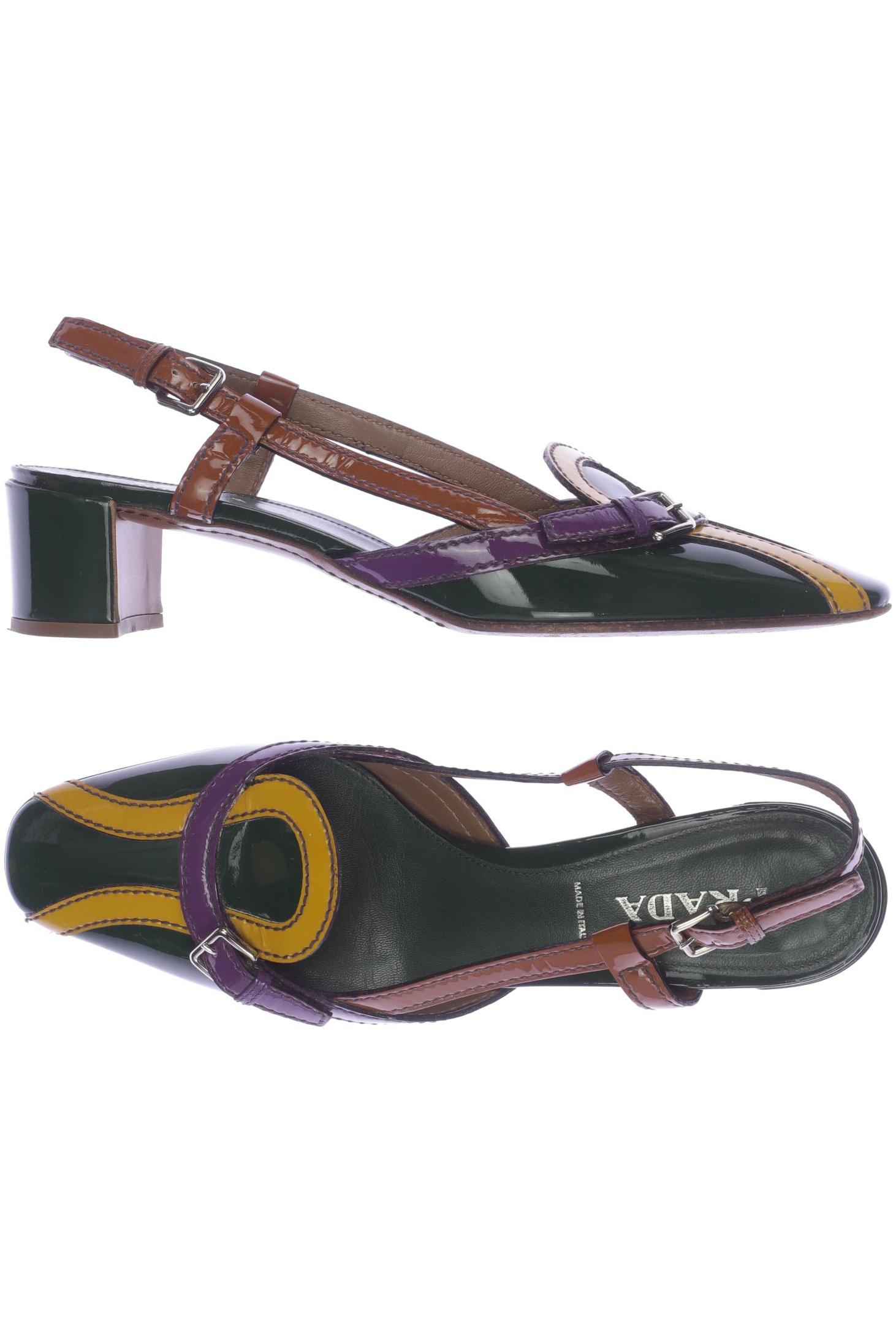 

Prada Damen Sandale, grün, Gr. 38.5