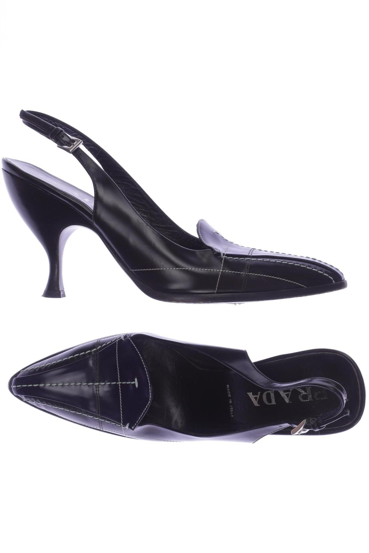 

Prada Damen Sandale, schwarz, Gr. 36.5