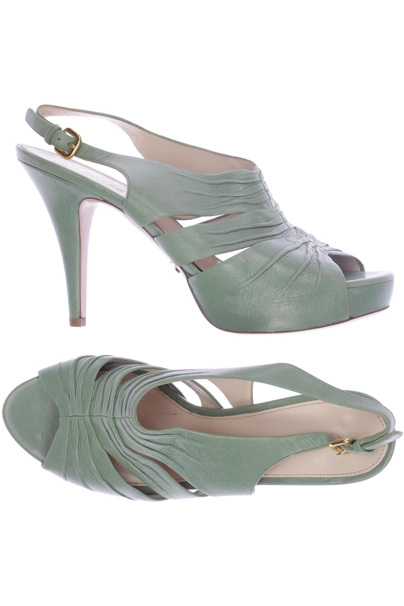 

Prada Damen Sandale, grün, Gr. 39