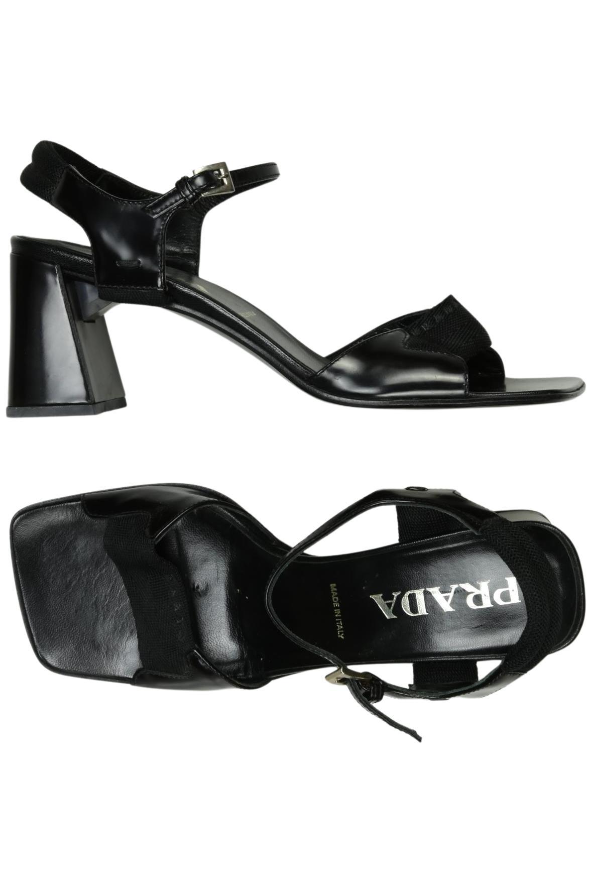 

Prada Damen Sandale, schwarz, Gr. 37.5