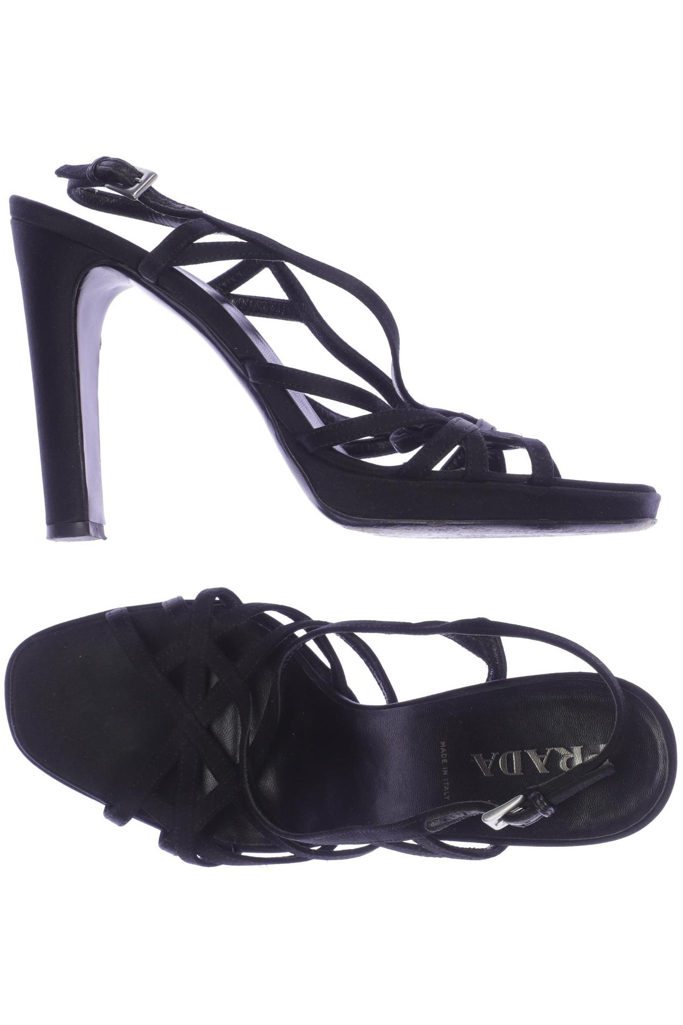 

Prada Damen Sandale, schwarz