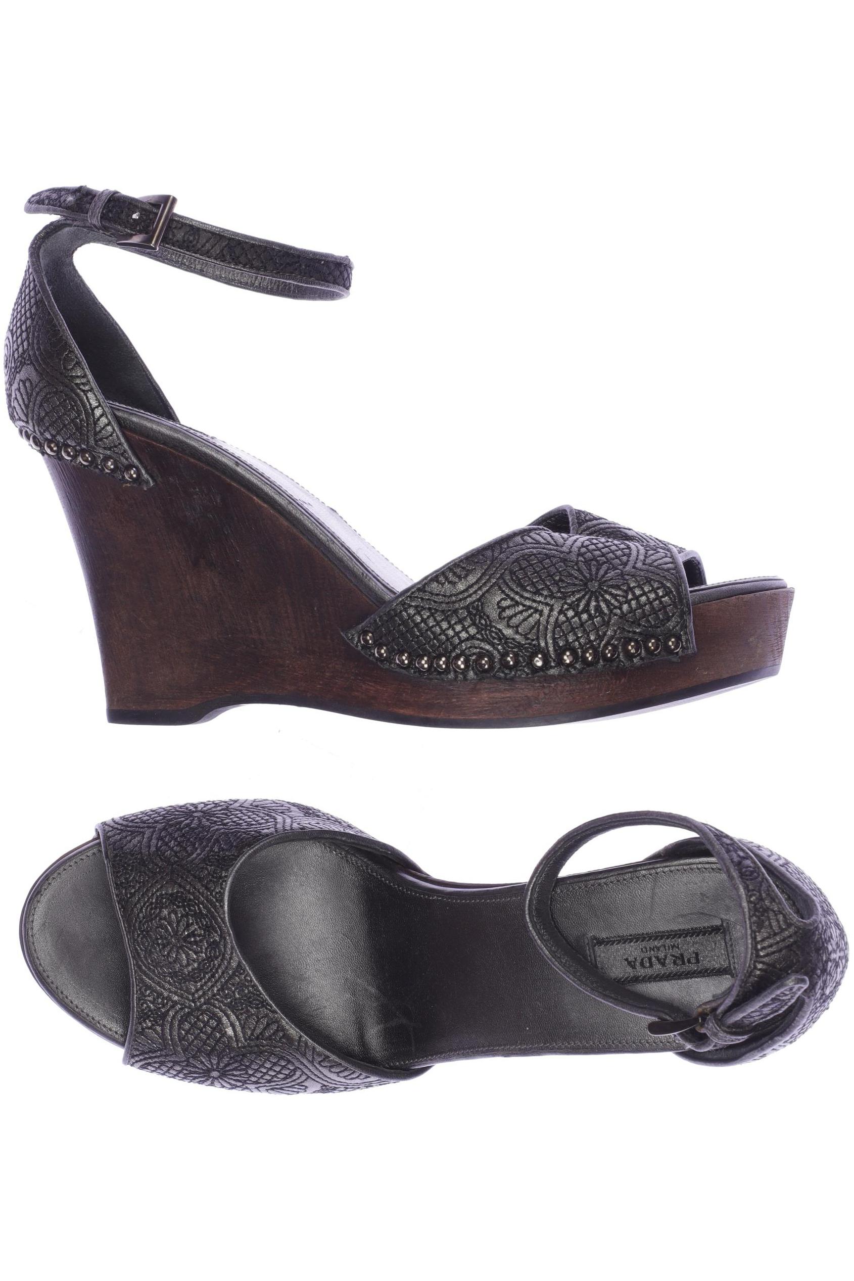 

Prada Damen Sandale, braun, Gr. 39.5