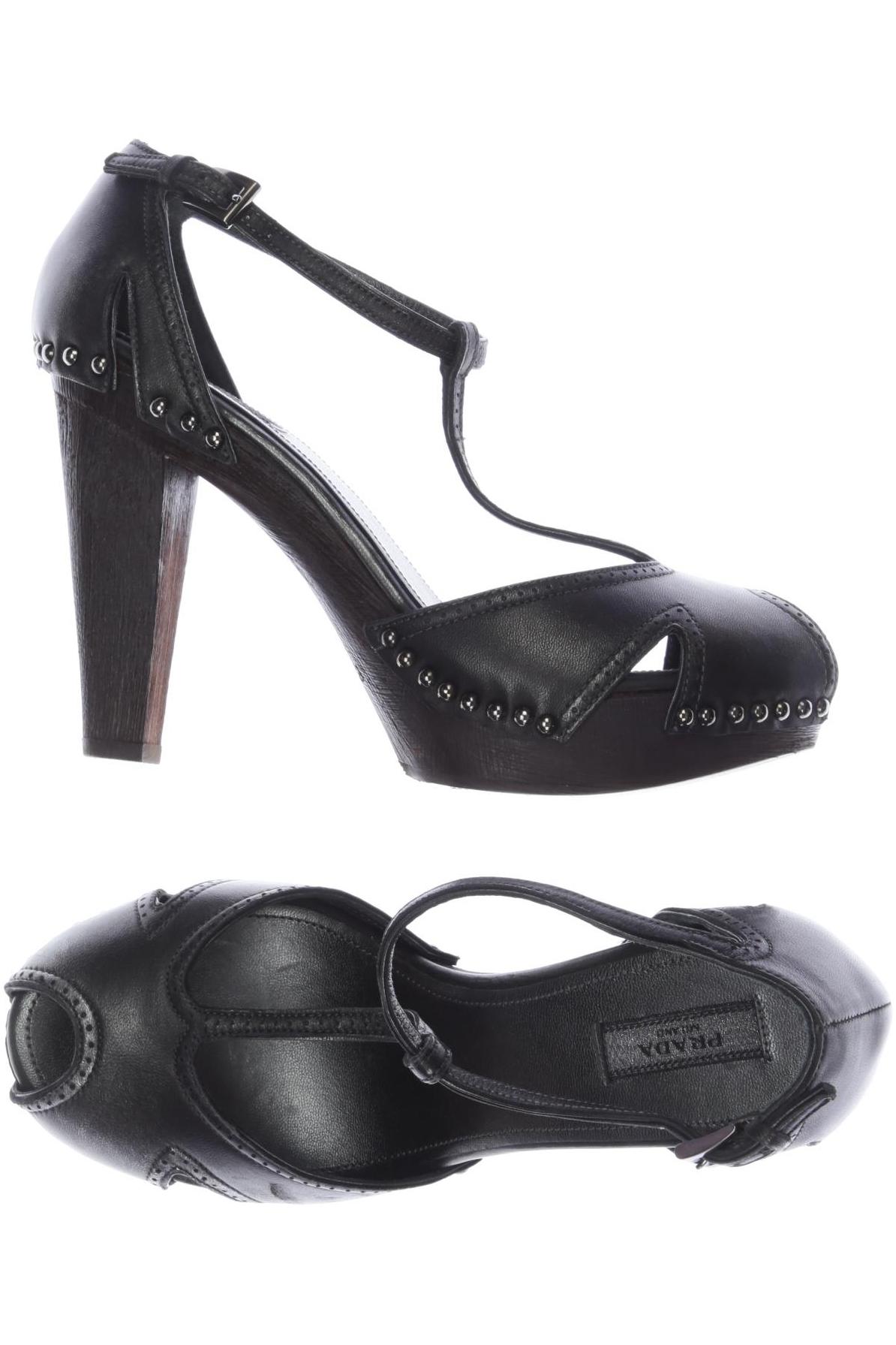 

Prada Damen Sandale, grün, Gr. 37