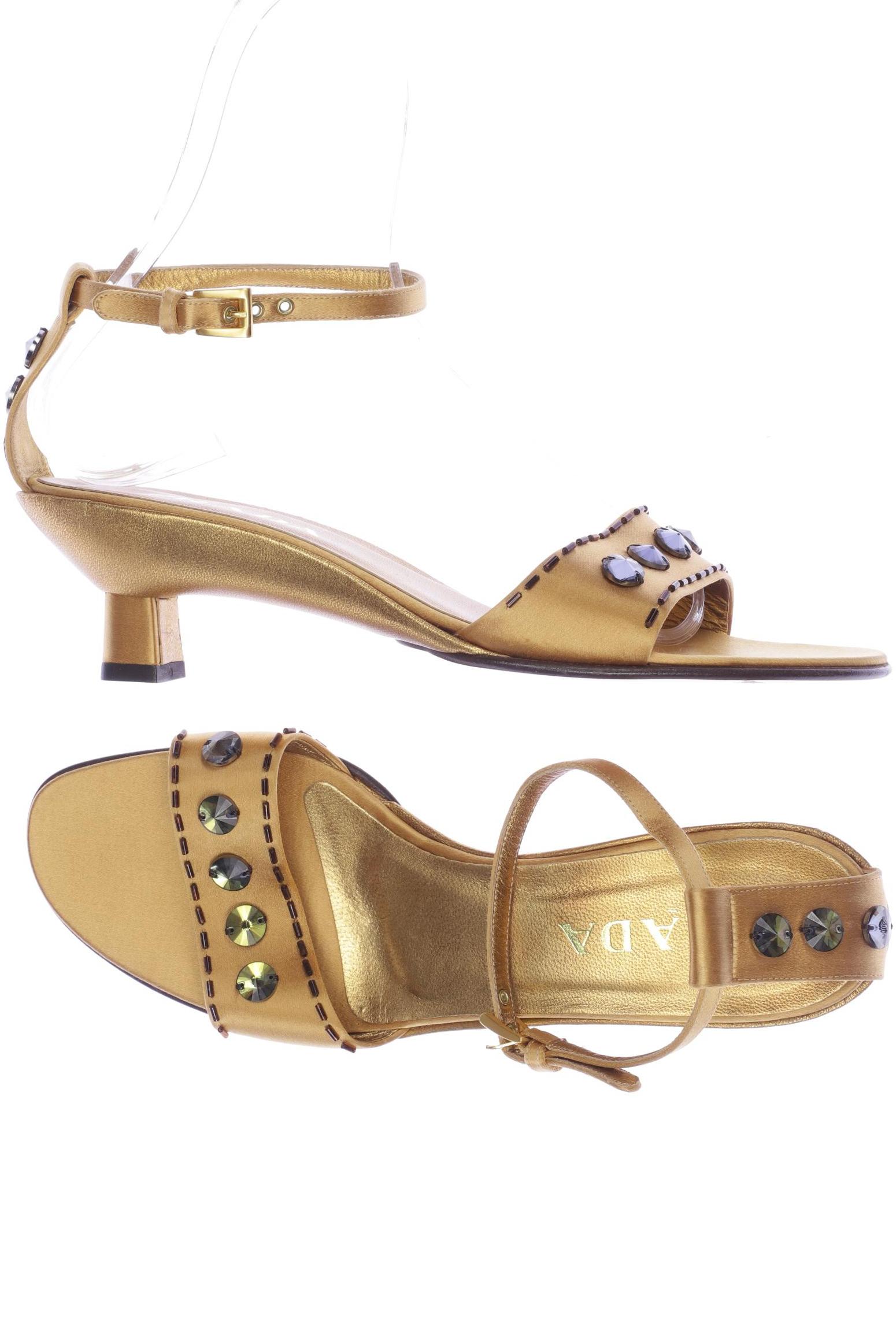 

Prada Damen Sandale, gold, Gr. 39