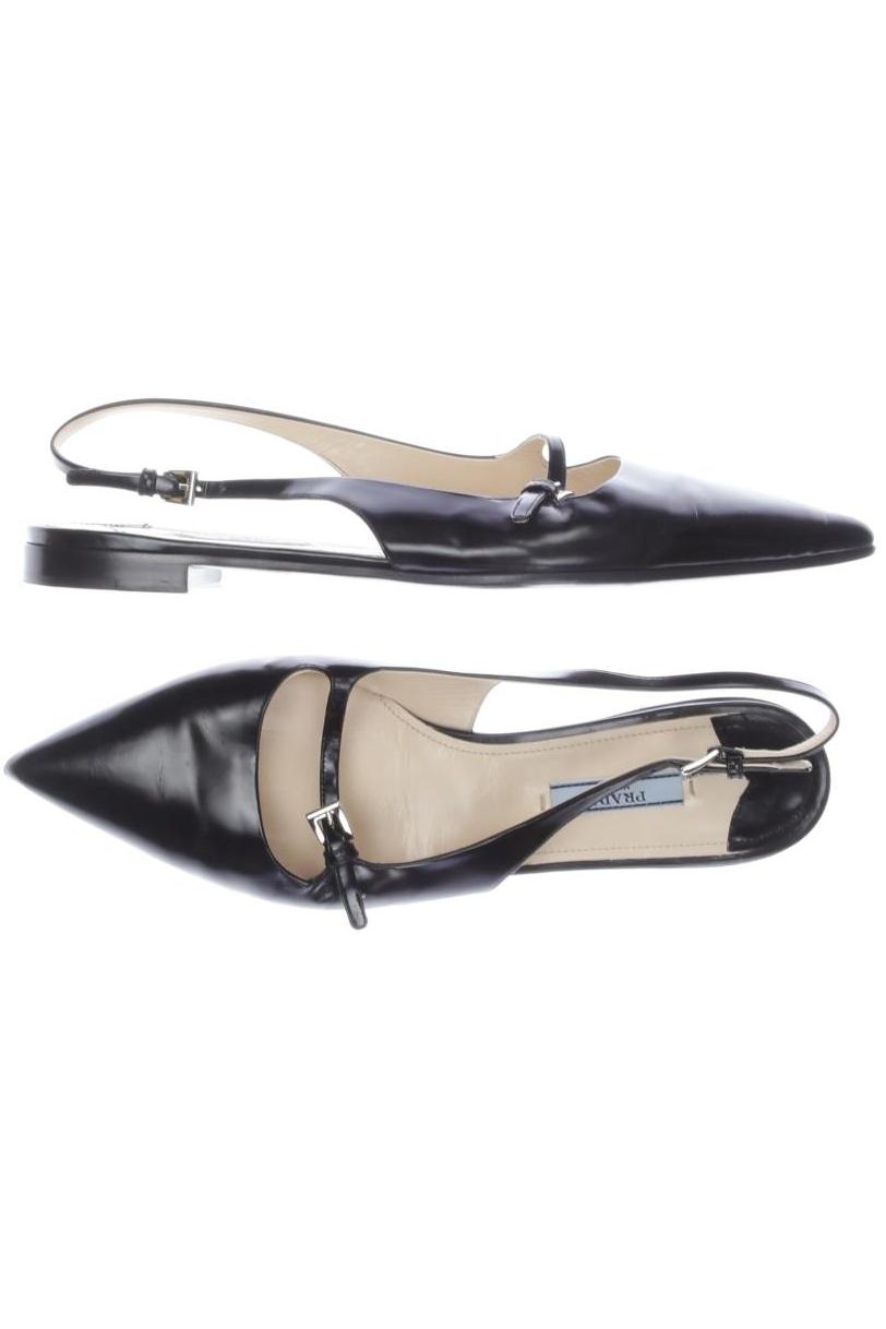 

Prada Damen Sandale, schwarz, Gr. 39