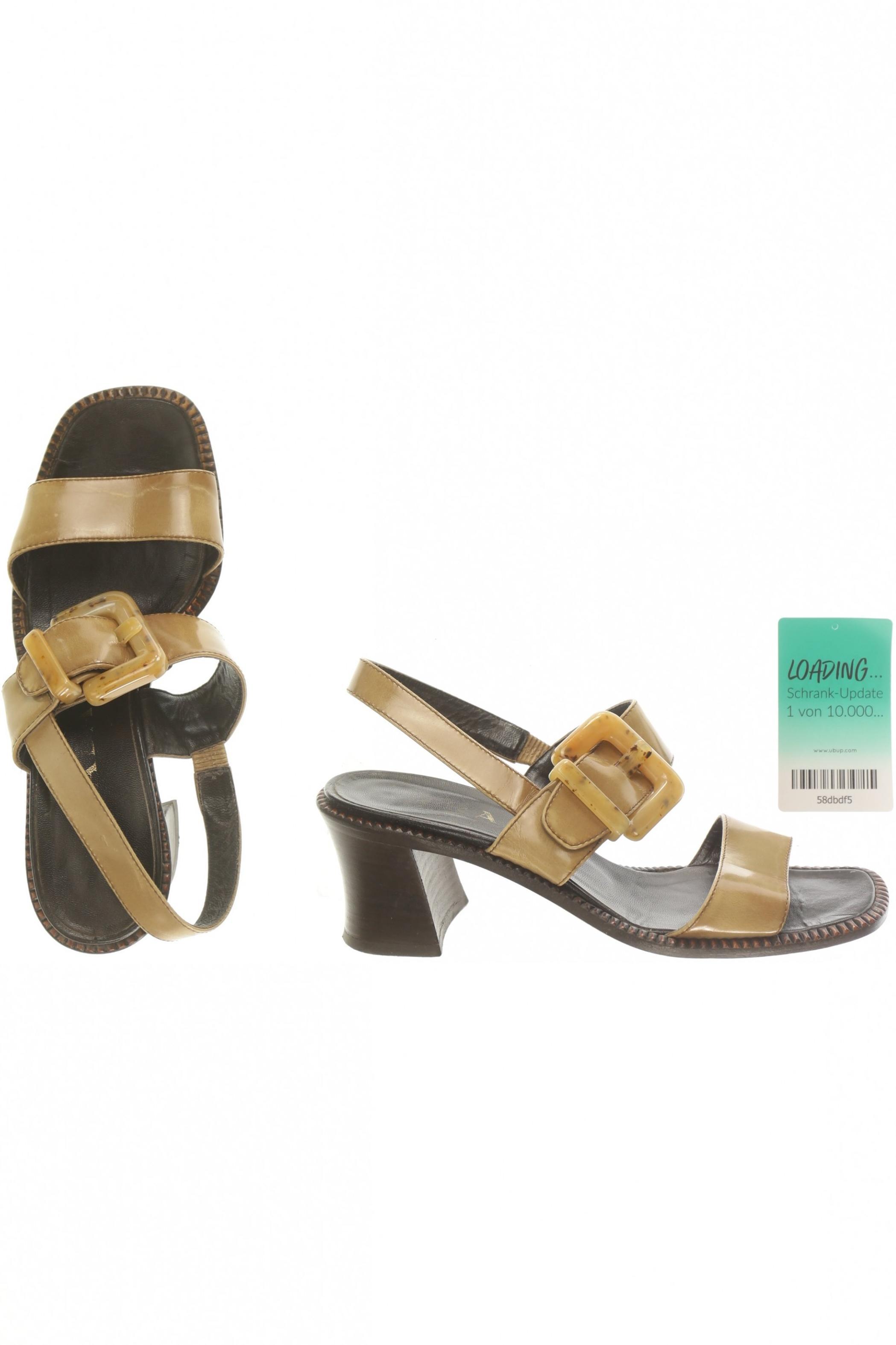 

Prada Damen Sandale, beige, Gr. 36.5