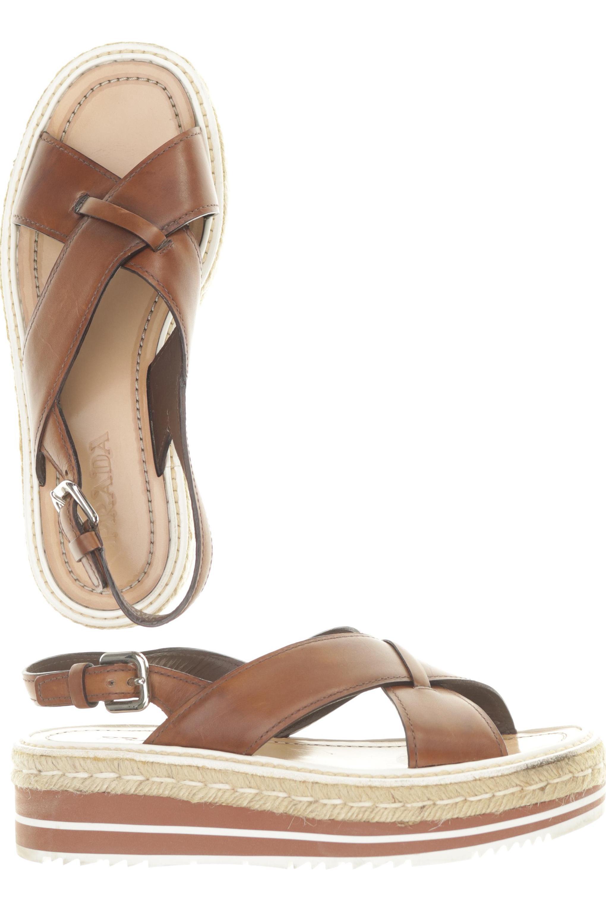 

Prada Damen Sandale, braun, Gr. 37.5