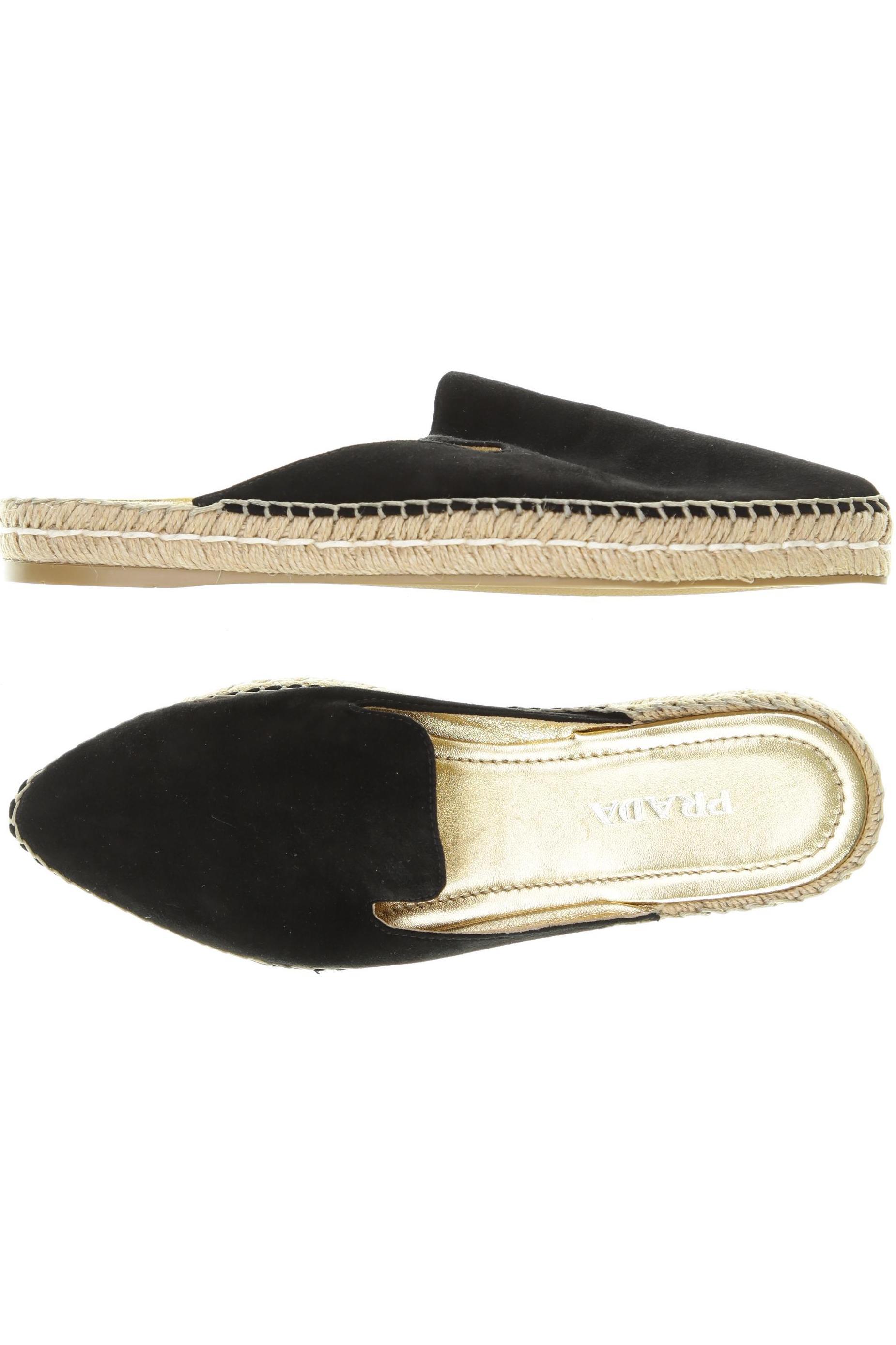 

Prada Damen Sandale, schwarz, Gr. 38.5