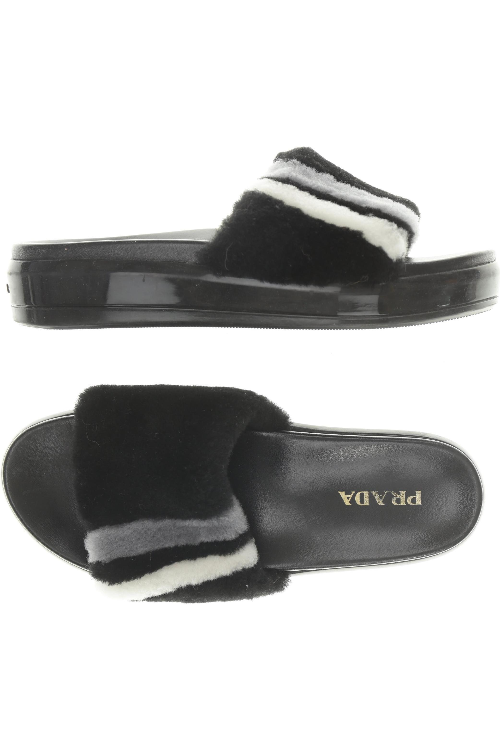 

Prada Damen Sandale, schwarz, Gr. 39.5