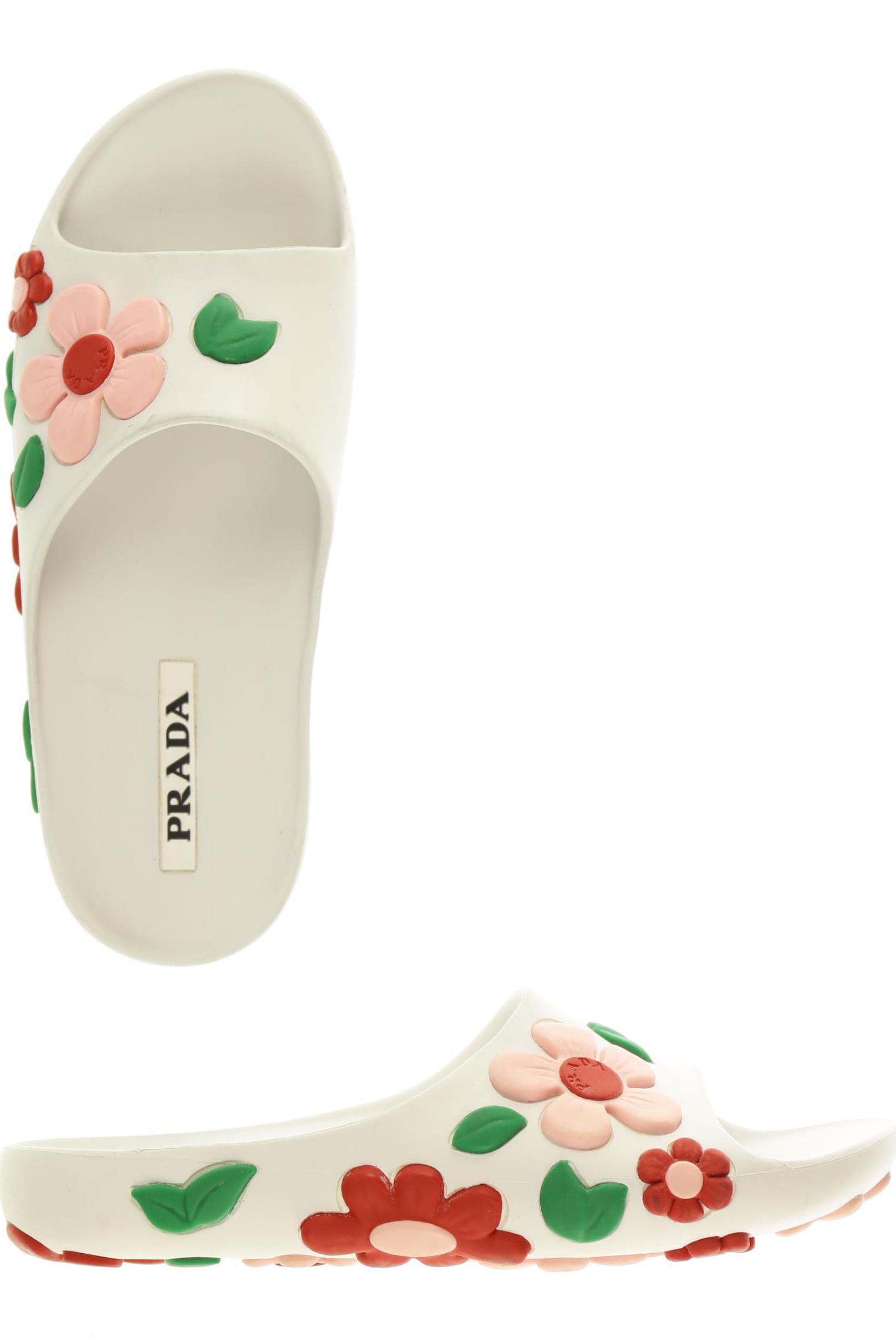 

Prada Damen Sandale, weiß, Gr. 38