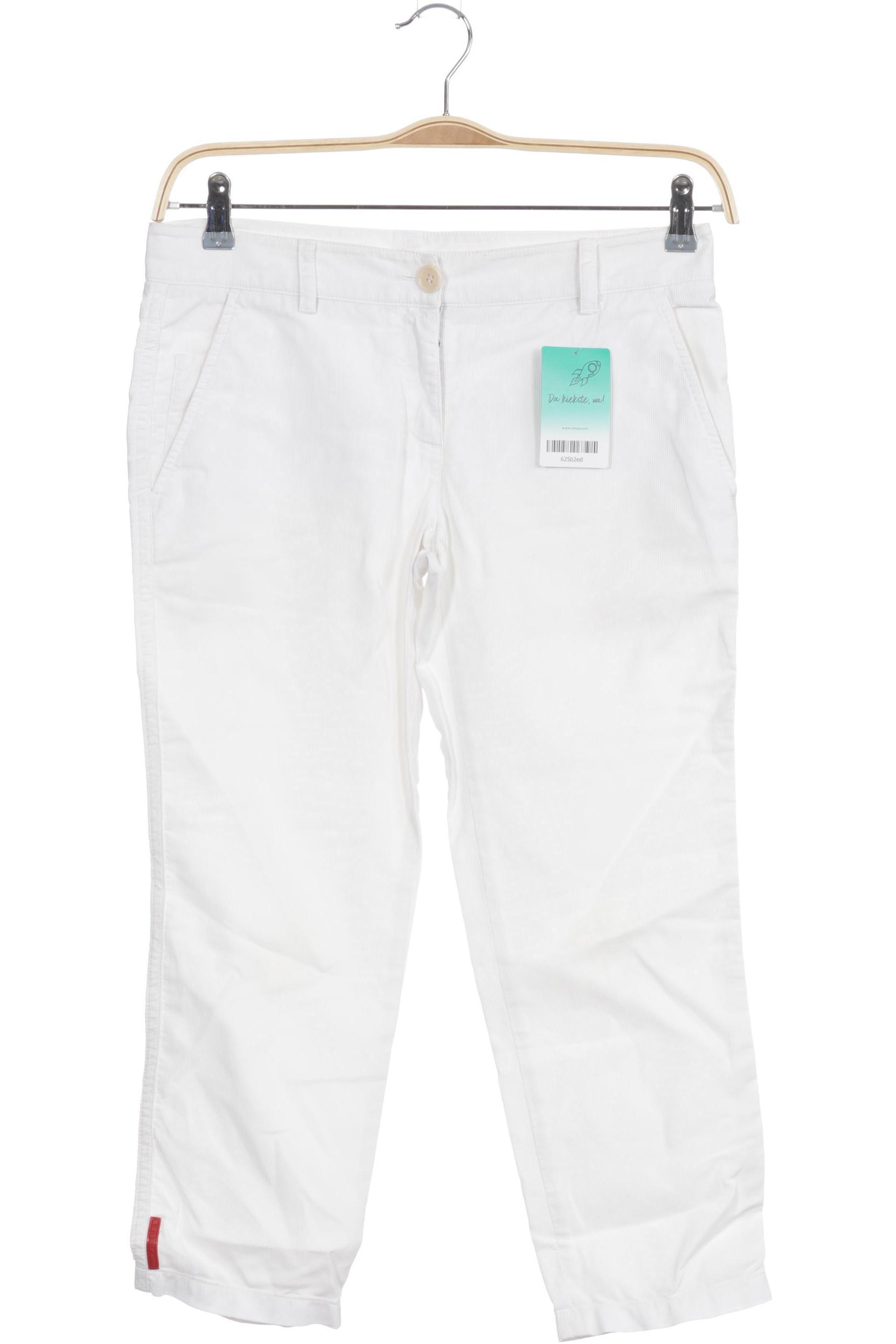 

Prada Damen Stoffhose, weiß, Gr. 40