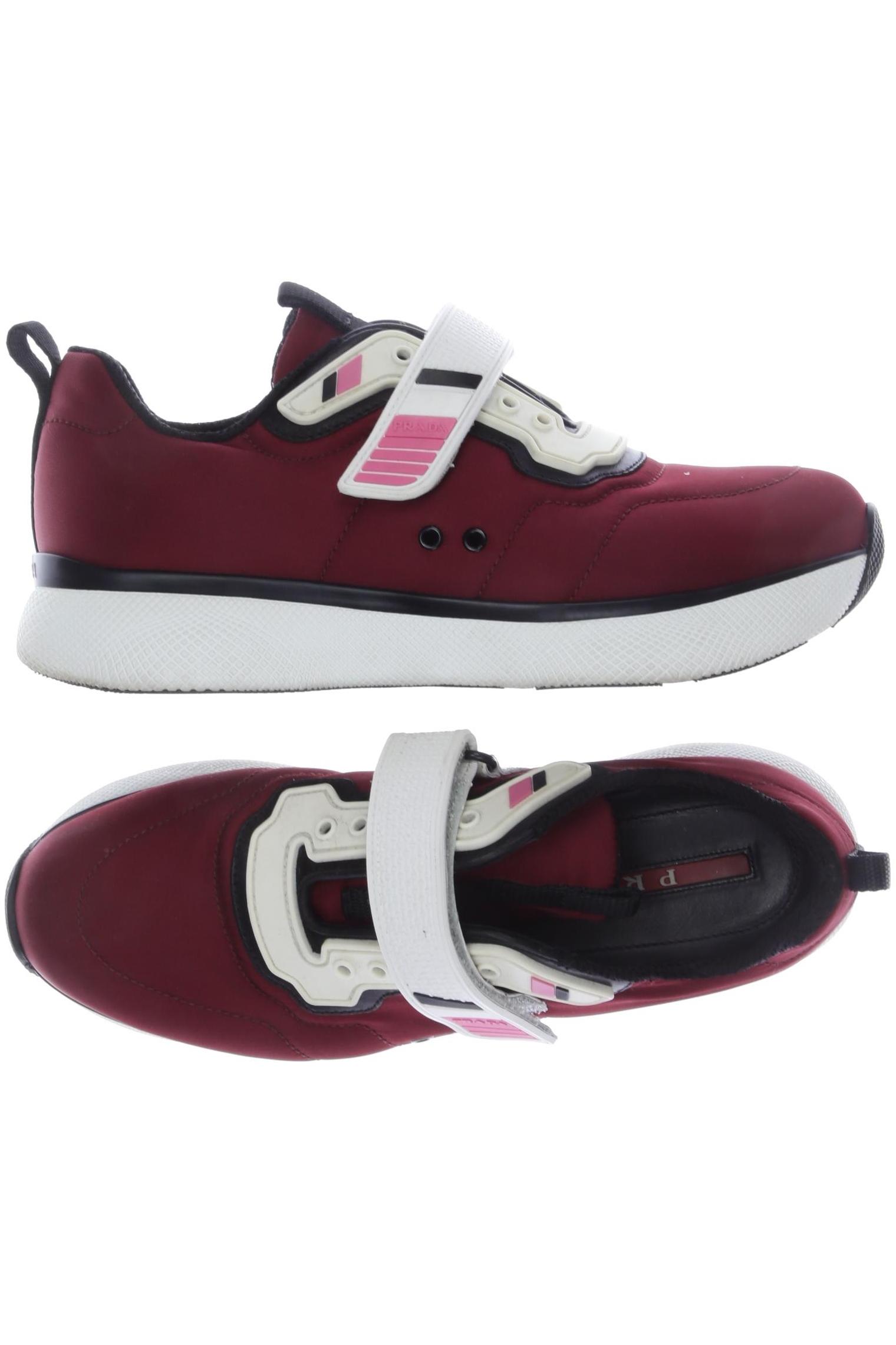 

Prada Damen Sneakers, bordeaux, Gr. 37.5