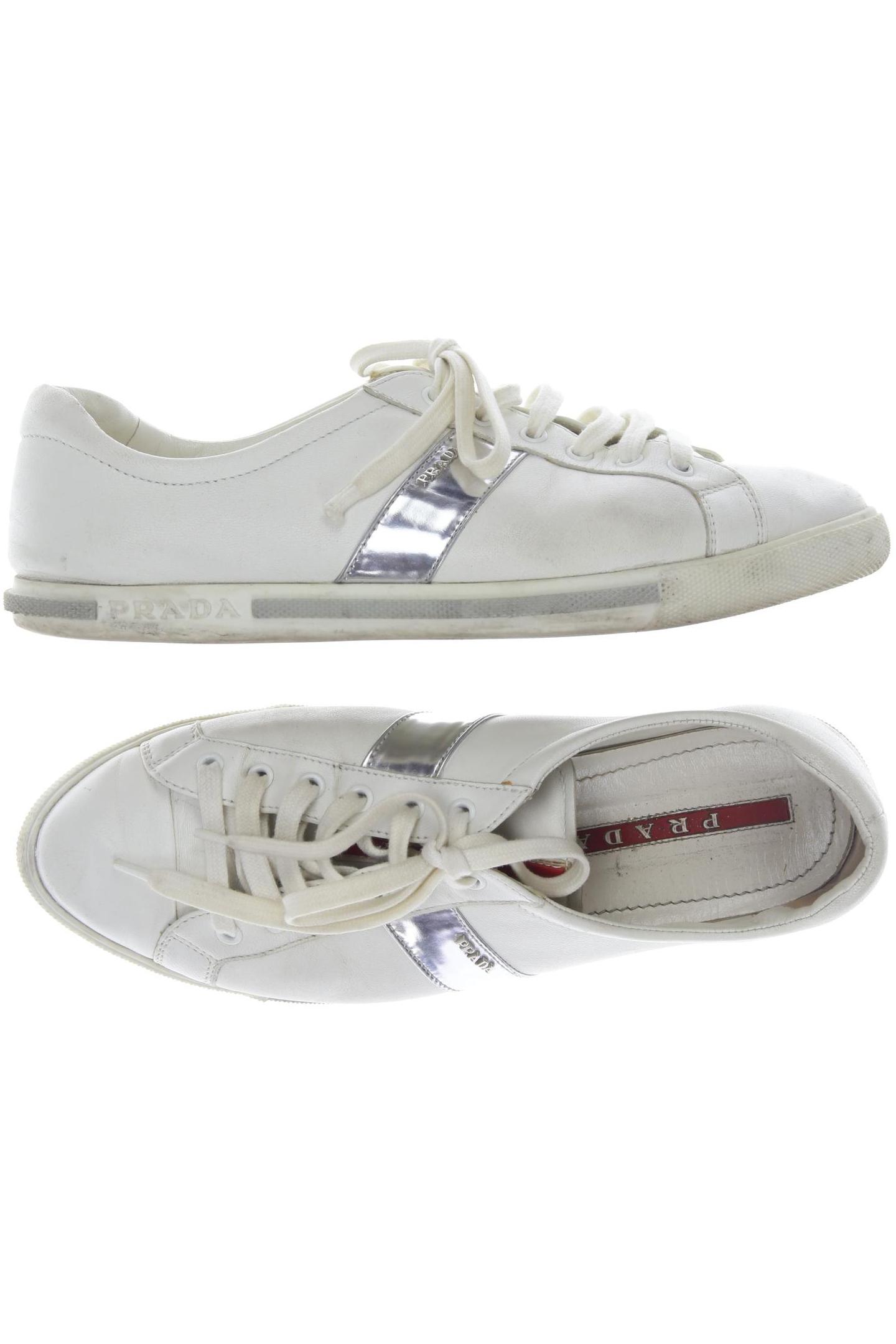 

Prada Damen Sneakers, cremeweiß, Gr. 40.5