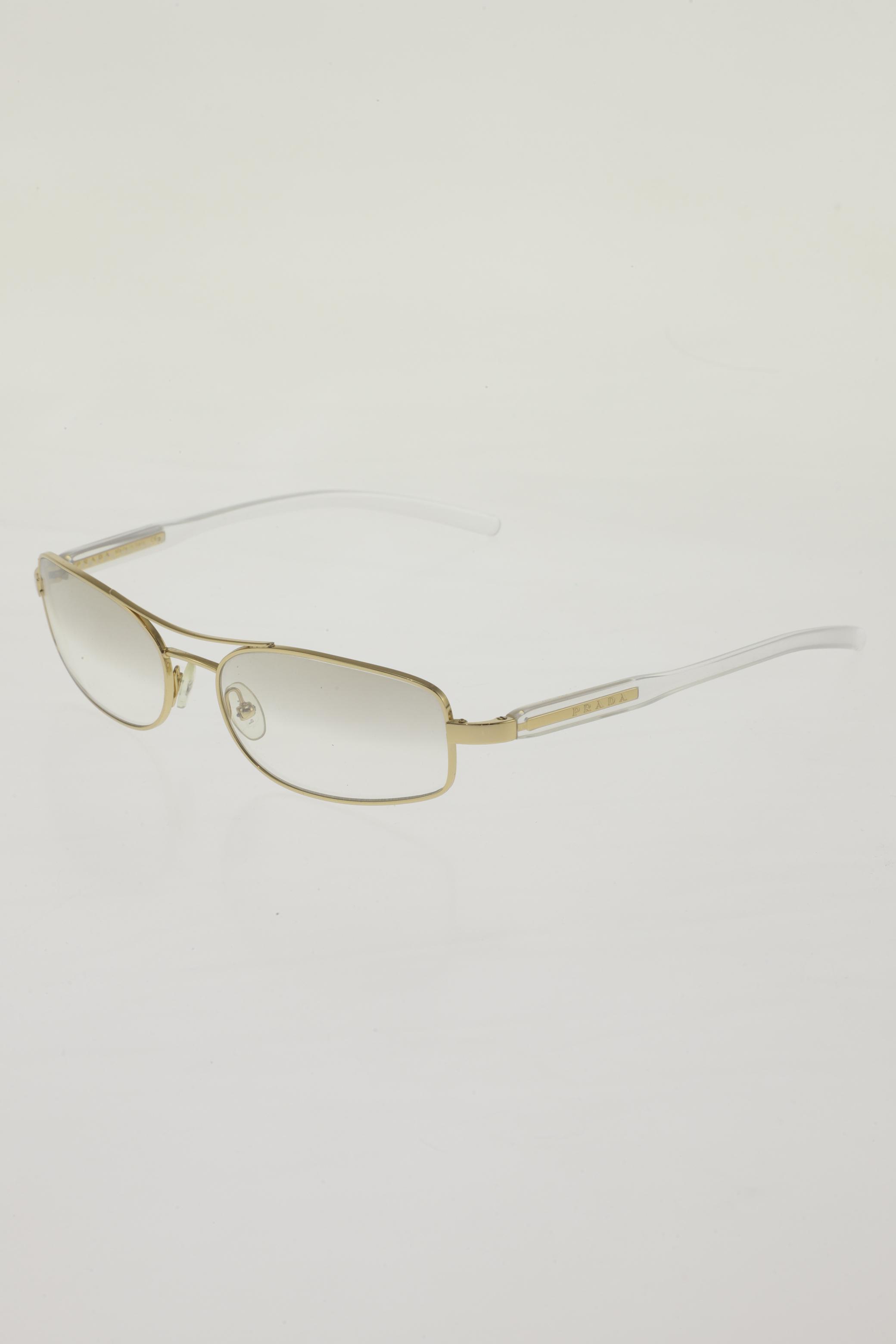 

Prada Damen Sonnenbrille, gold, Gr.