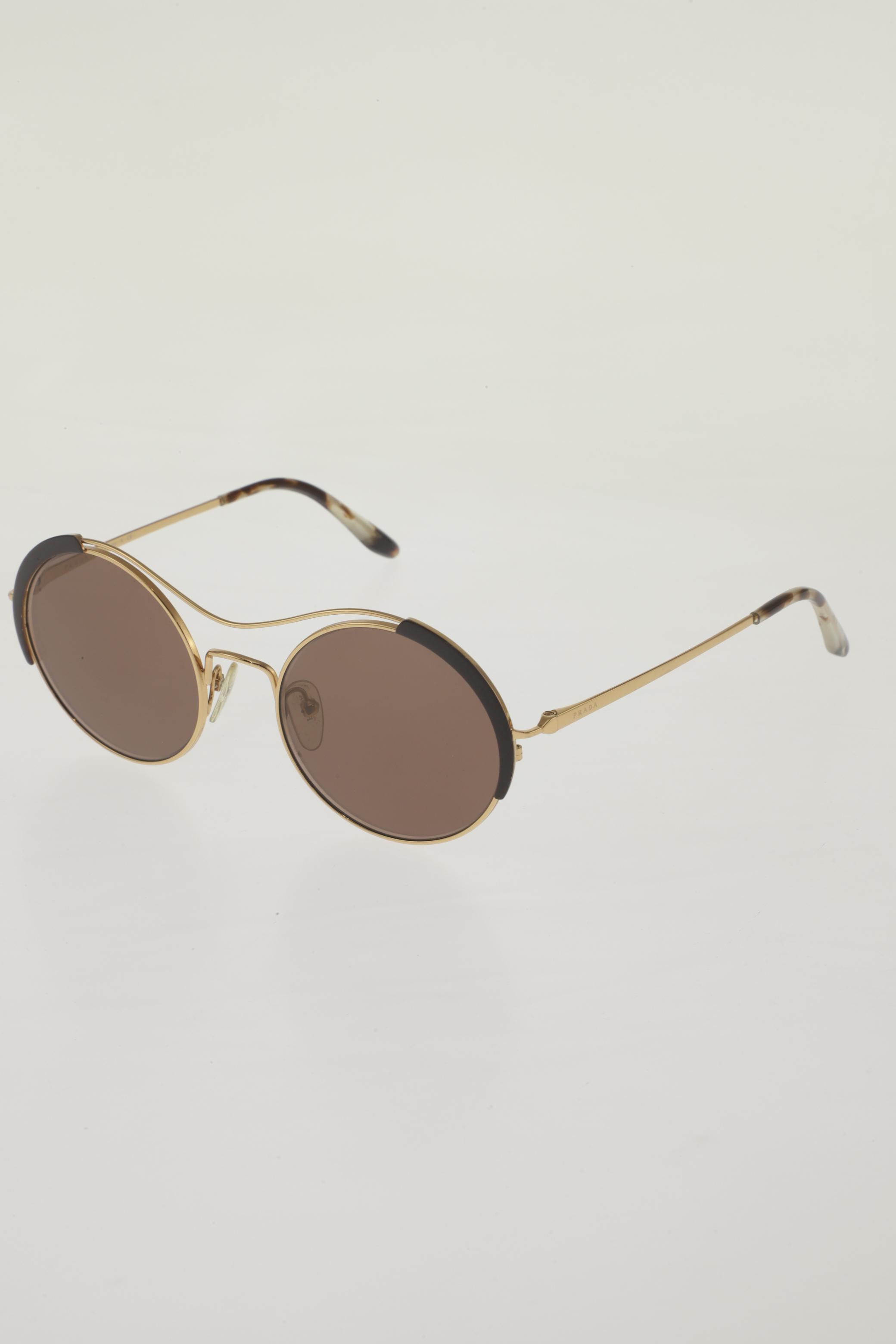 

Prada Damen Sonnenbrille, gold, Gr.