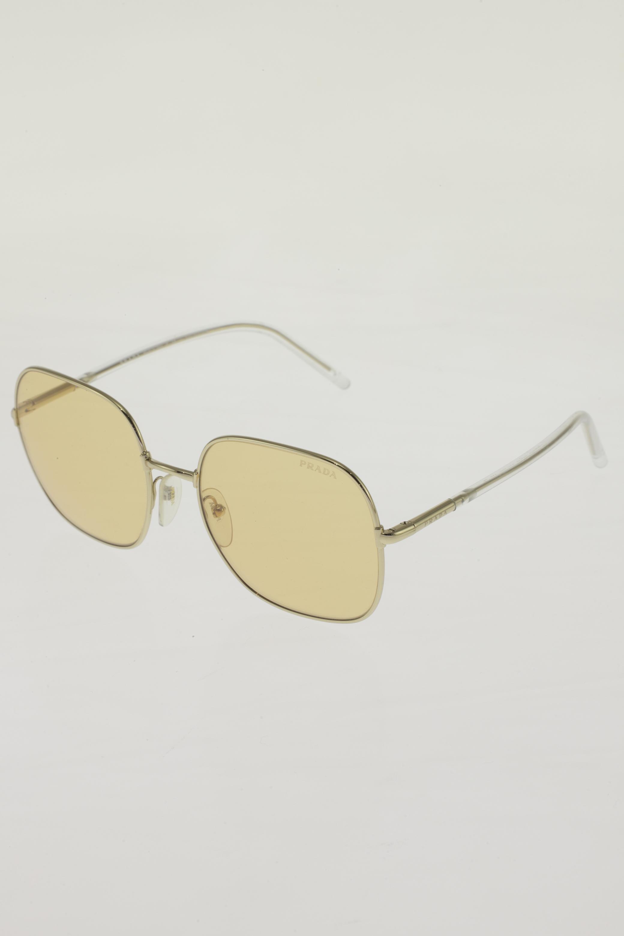 

Prada Damen Sonnenbrille, gold, Gr.