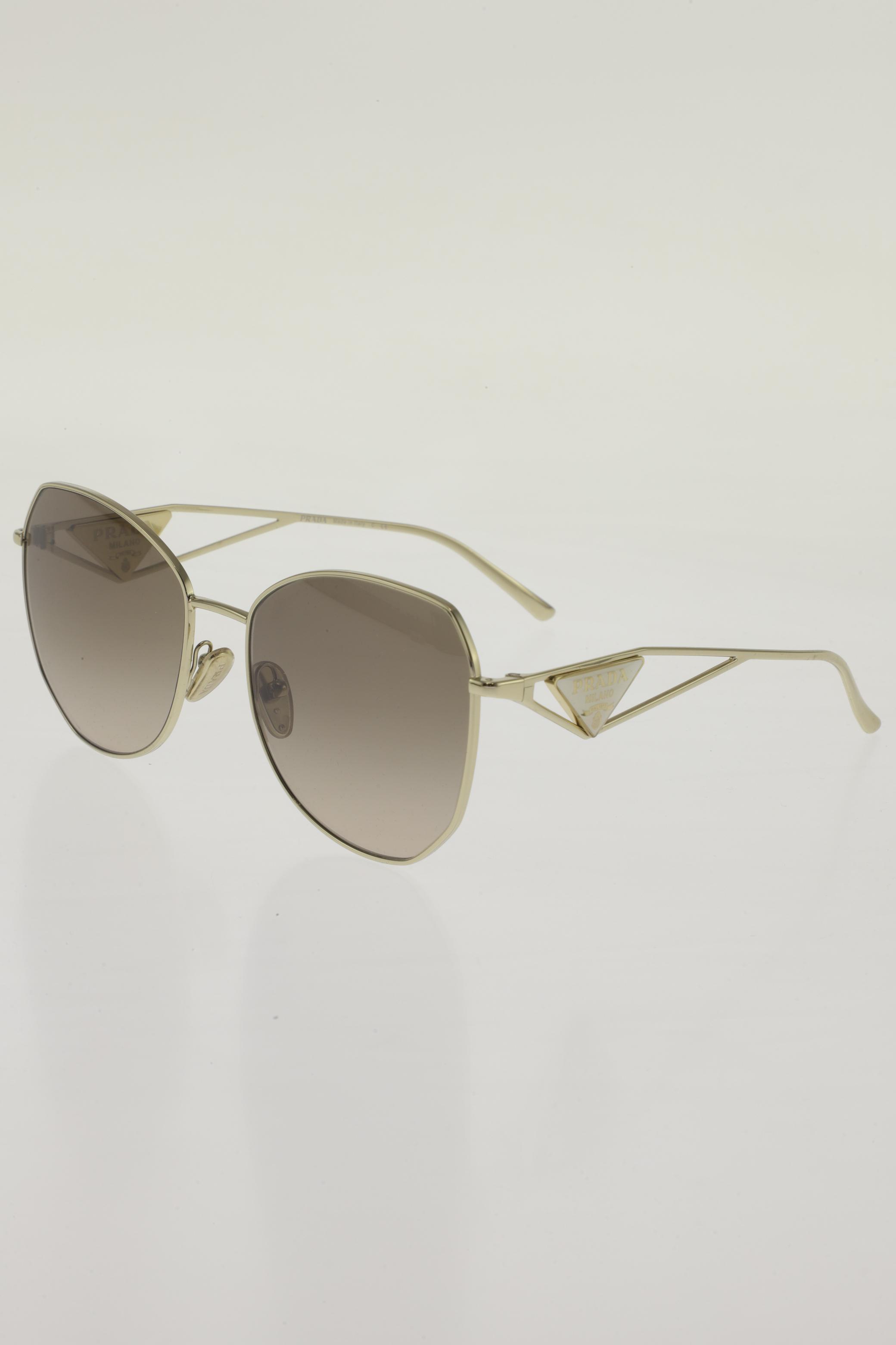 

Prada Damen Sonnenbrille, gold, Gr.
