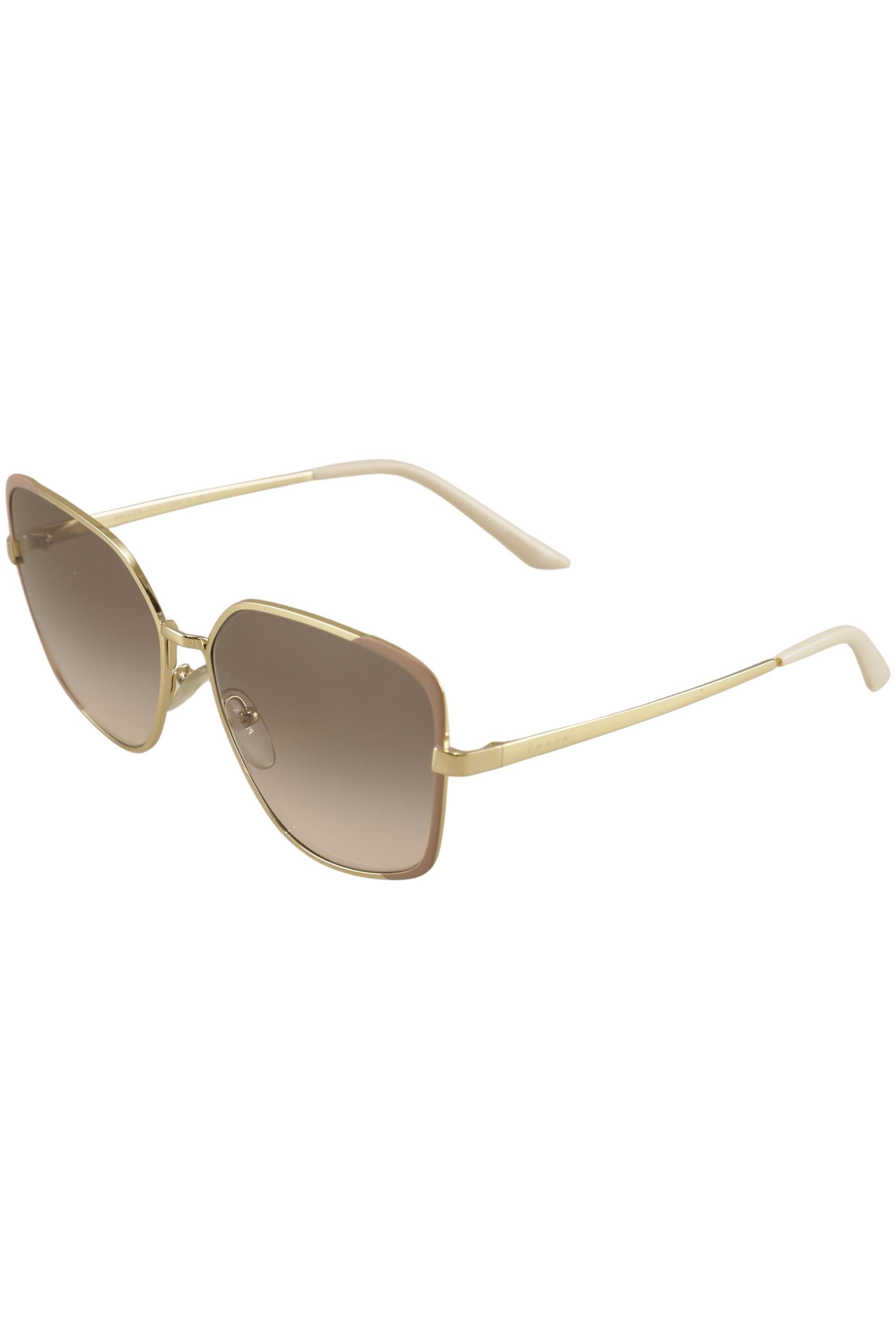 

Prada Damen Sonnenbrille, gold, Gr.