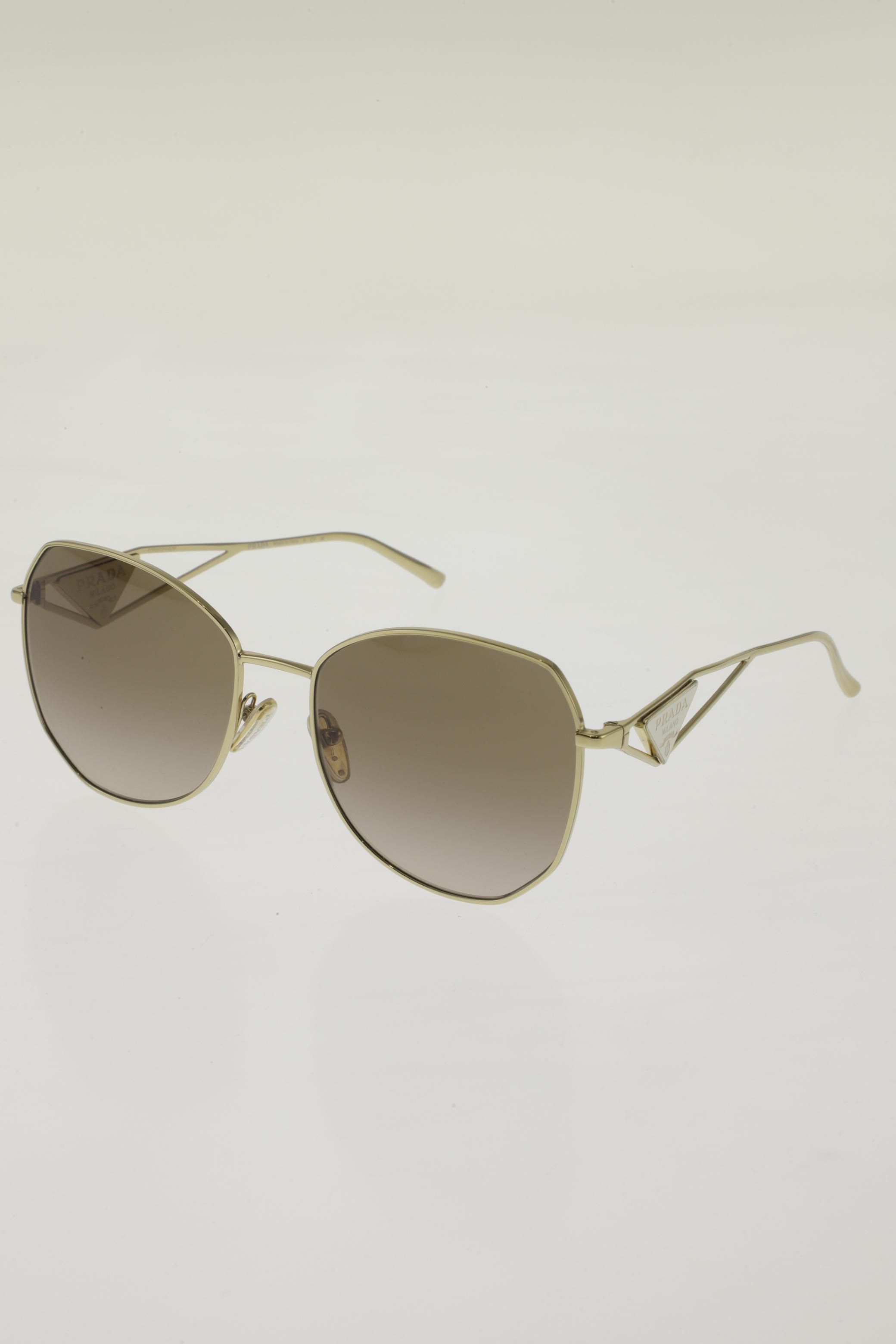 

Prada Damen Sonnenbrille, gold, Gr.