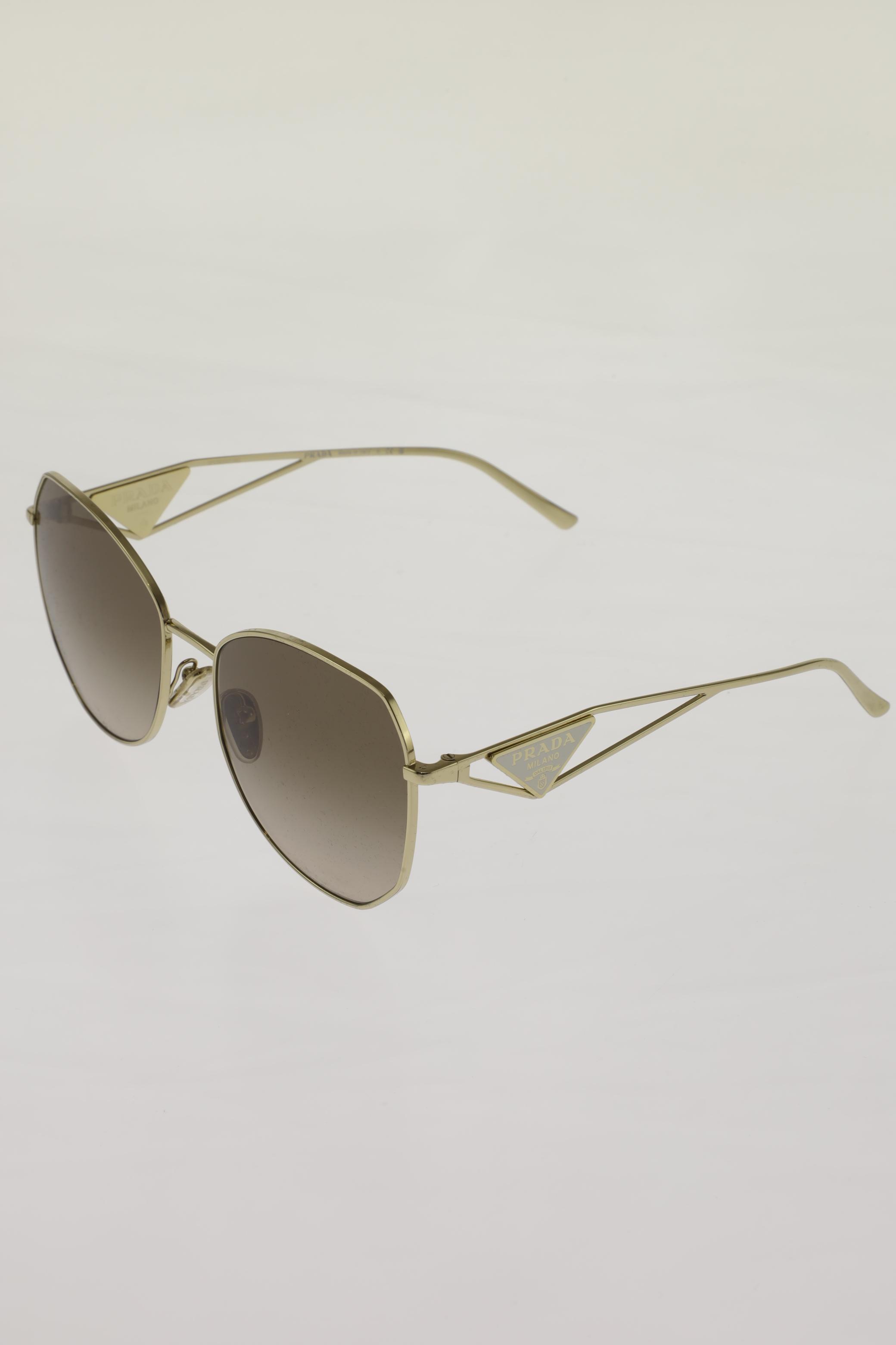 

Prada Damen Sonnenbrille, gold, Gr.