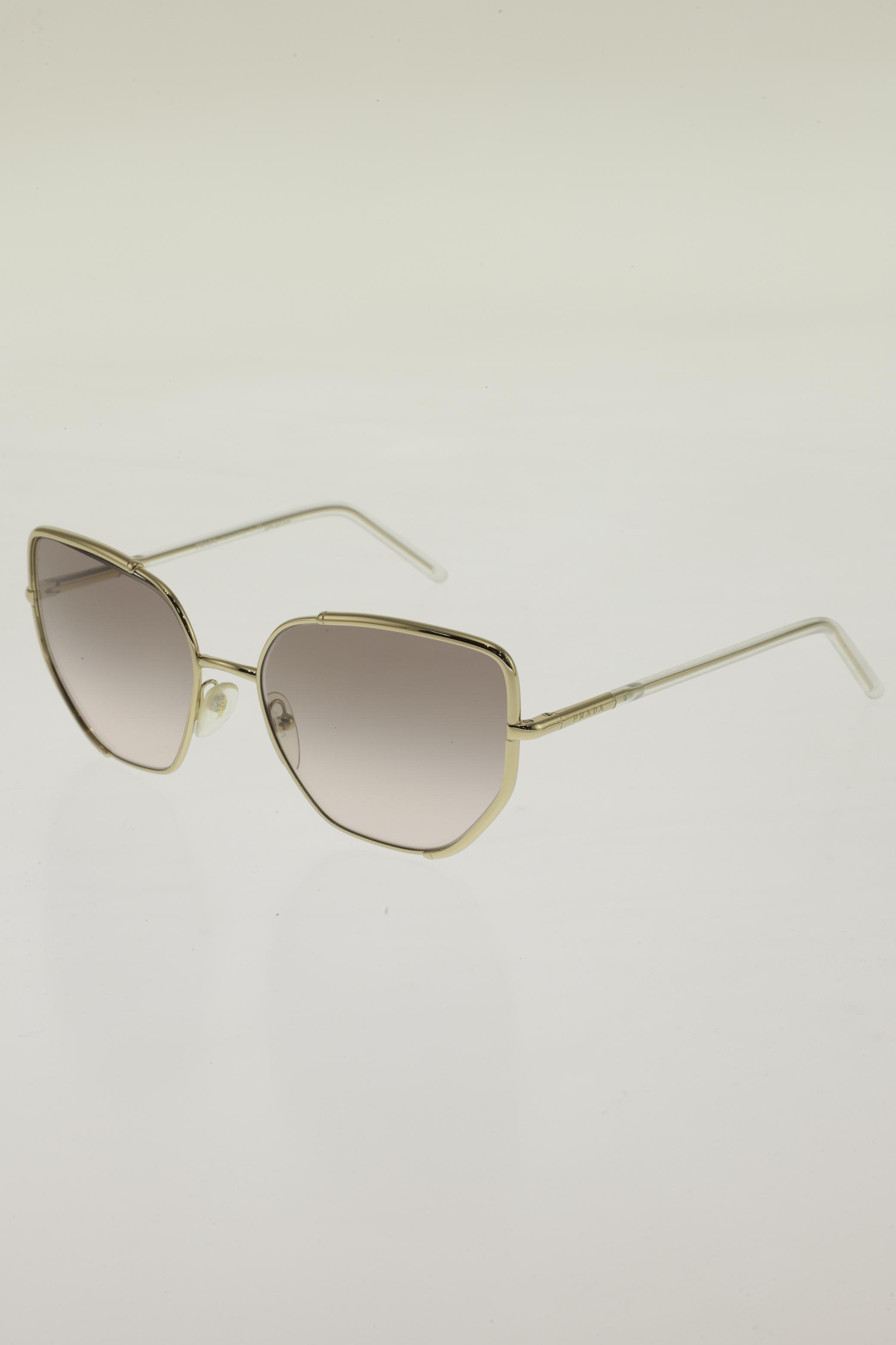 

Prada Damen Sonnenbrille, gold, Gr.