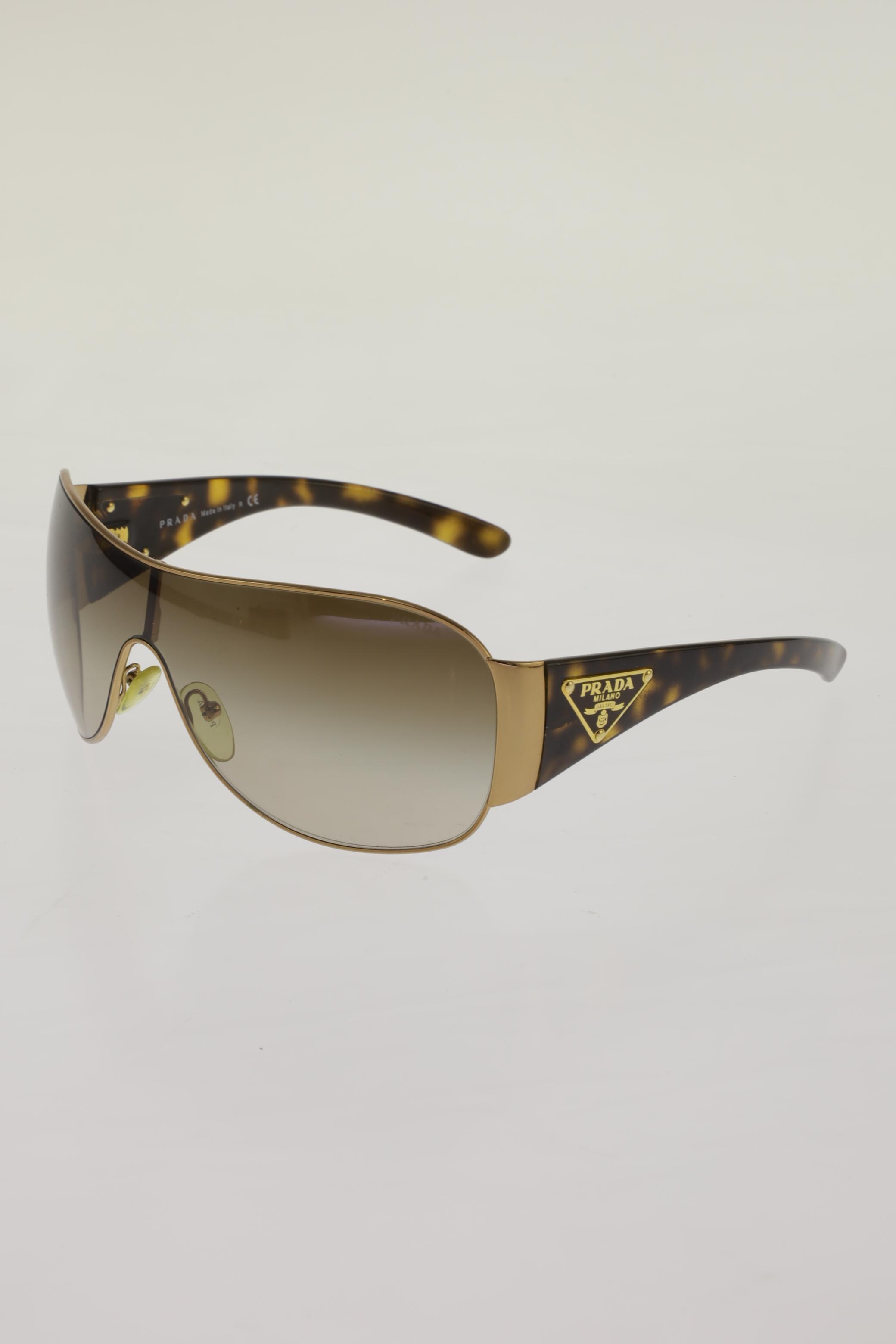 

Prada Damen Sonnenbrille, gold, Gr.