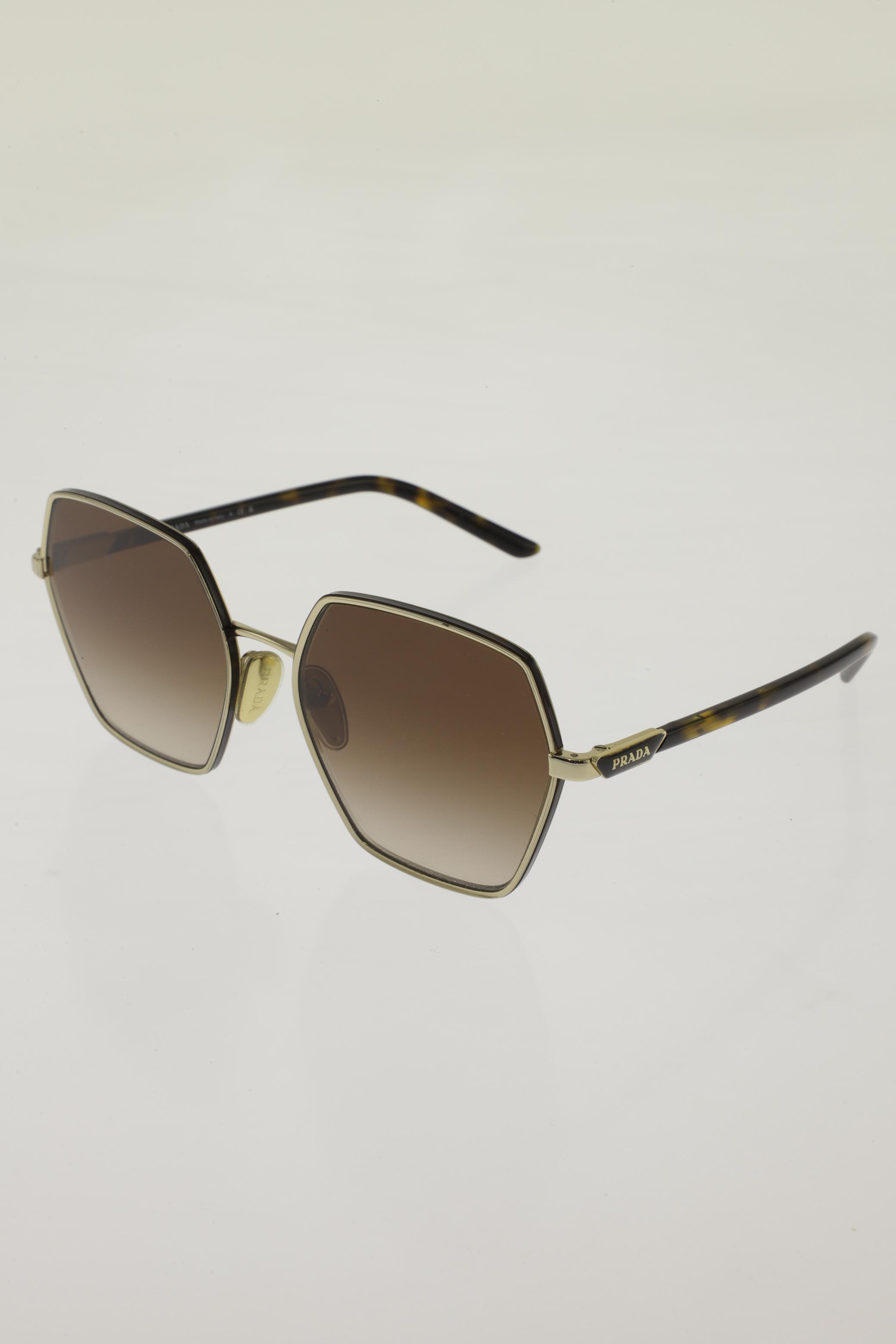 

Prada Damen Sonnenbrille, gold, Gr.