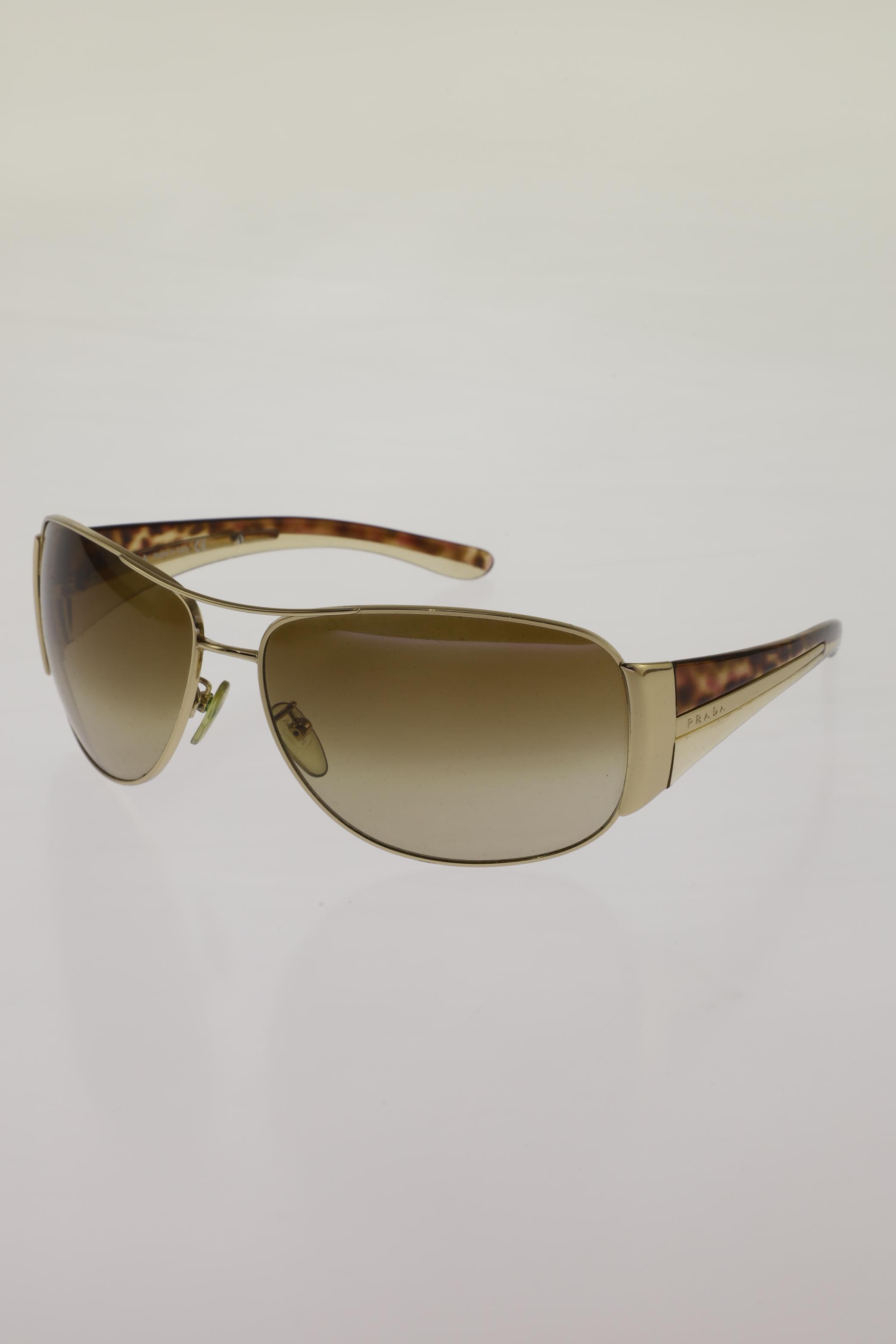 

Prada Damen Sonnenbrille, gold, Gr.
