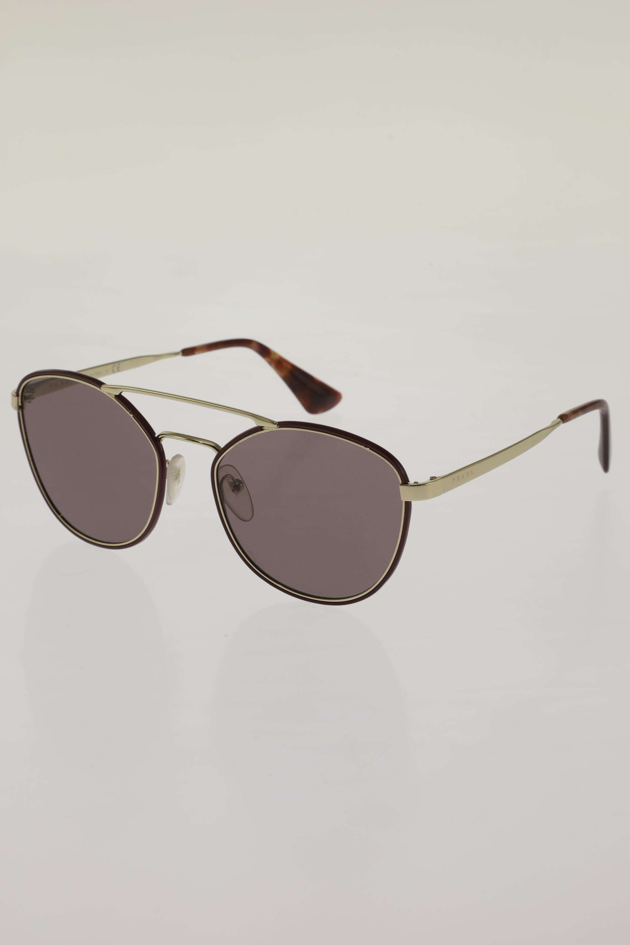 

Prada Damen Sonnenbrille, gold, Gr.