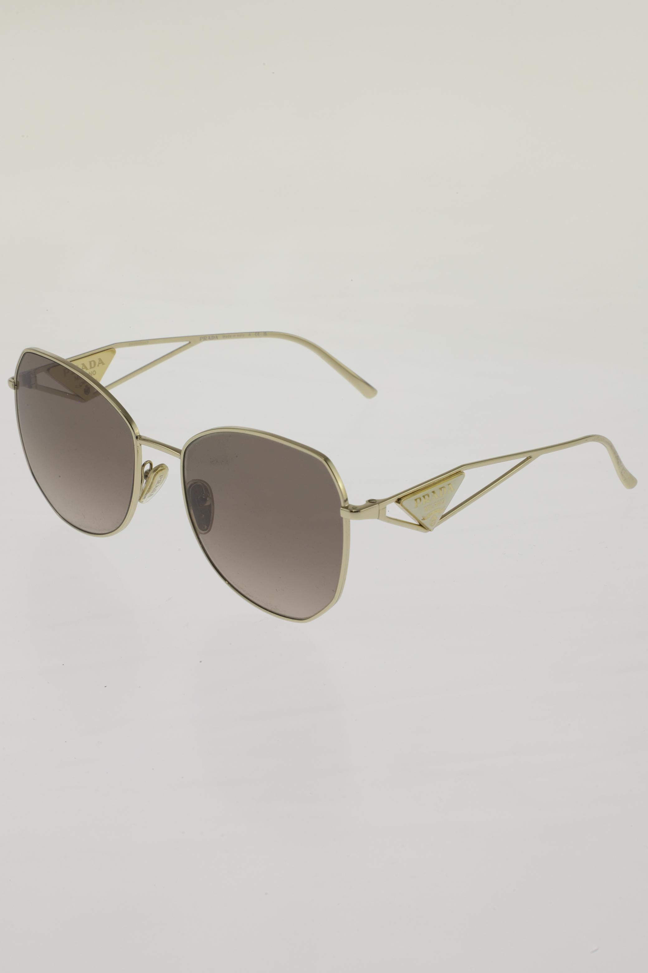 

Prada Damen Sonnenbrille, gold, Gr.