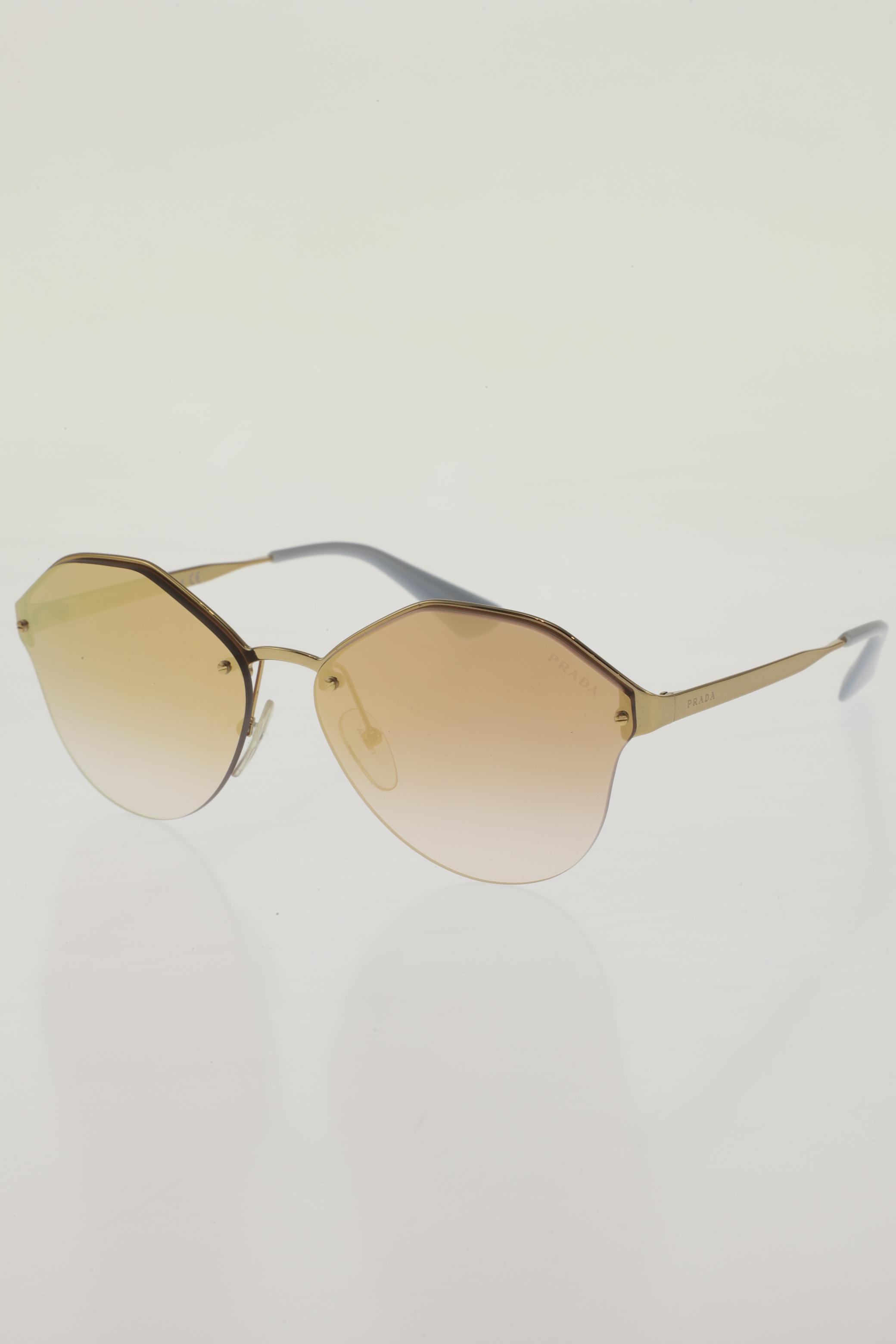 

Prada Damen Sonnenbrille, gold, Gr.