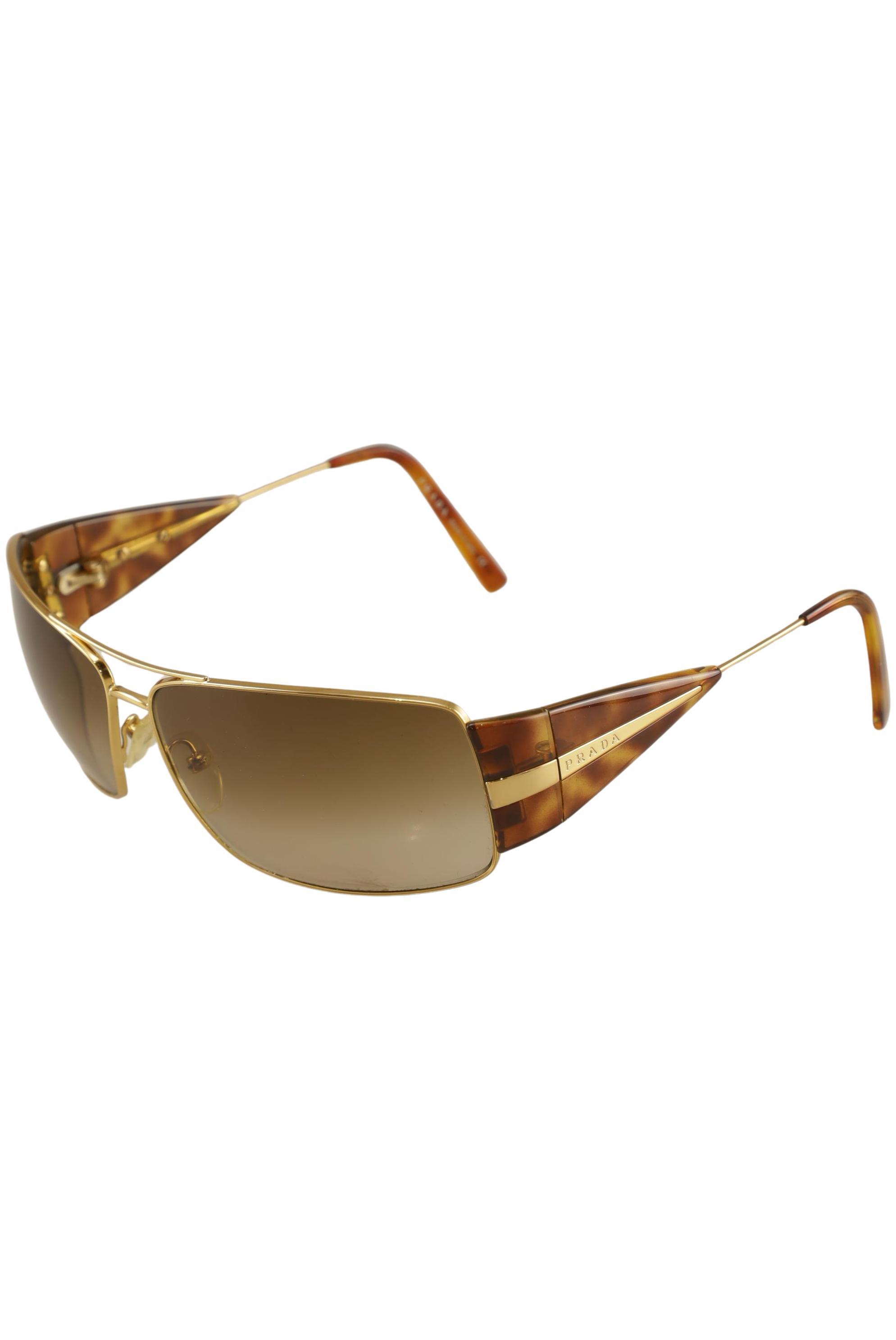 

Prada Damen Sonnenbrille, gold, Gr.