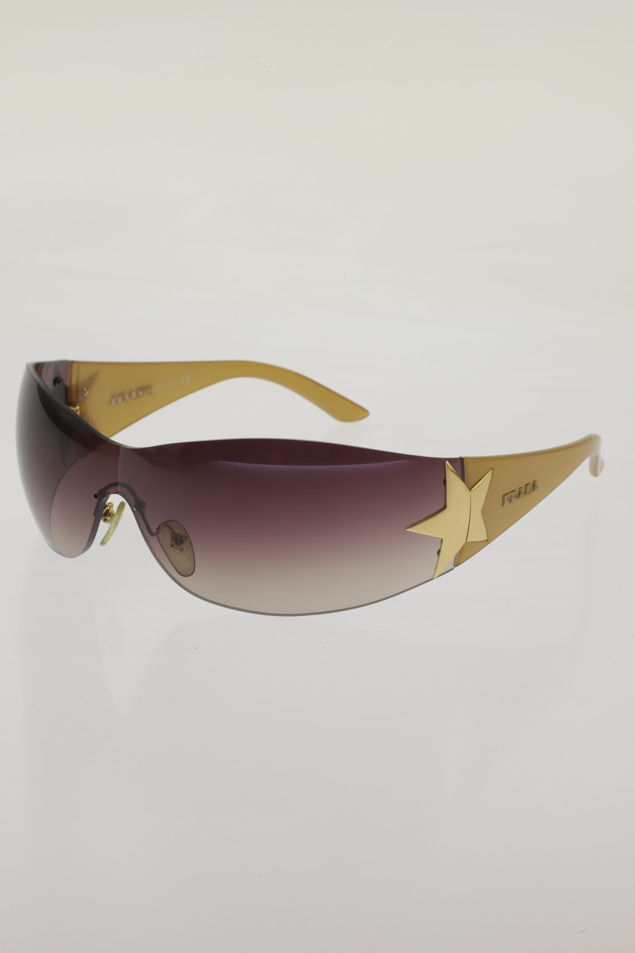 

Prada Damen Sonnenbrille, gold, Gr.