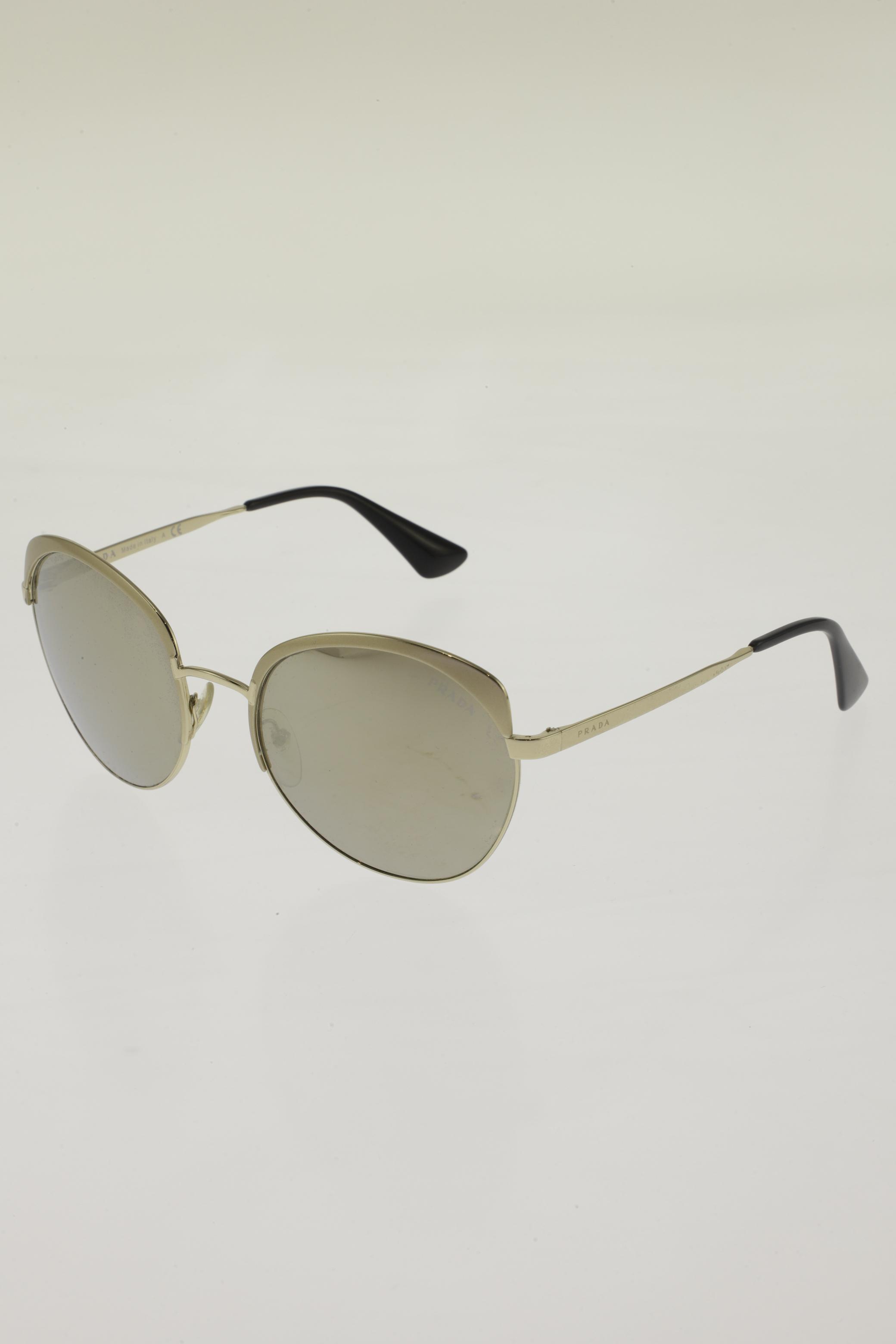 

Prada Damen Sonnenbrille, gold, Gr.
