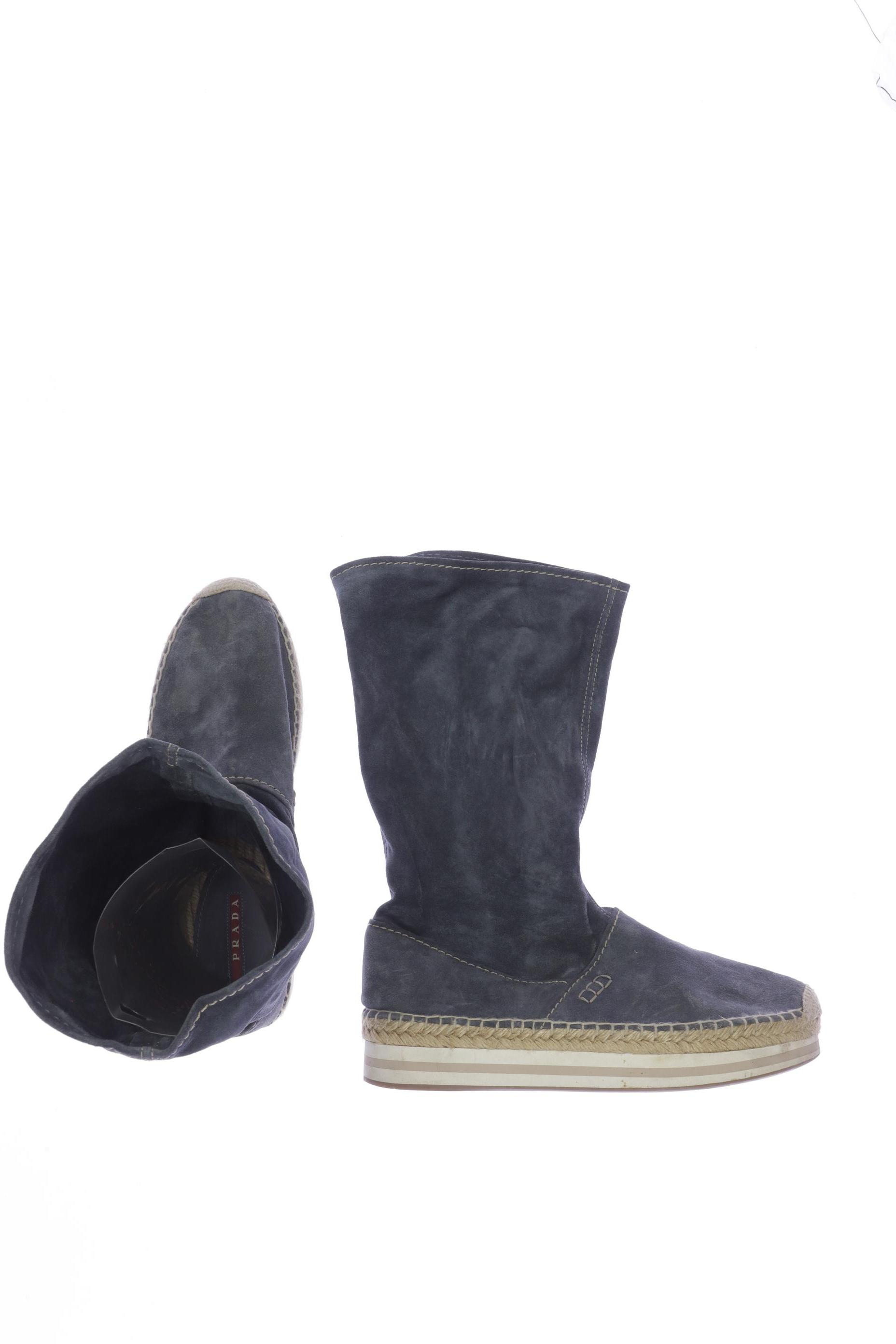 

Prada Damen Stiefel, marineblau, Gr. 38