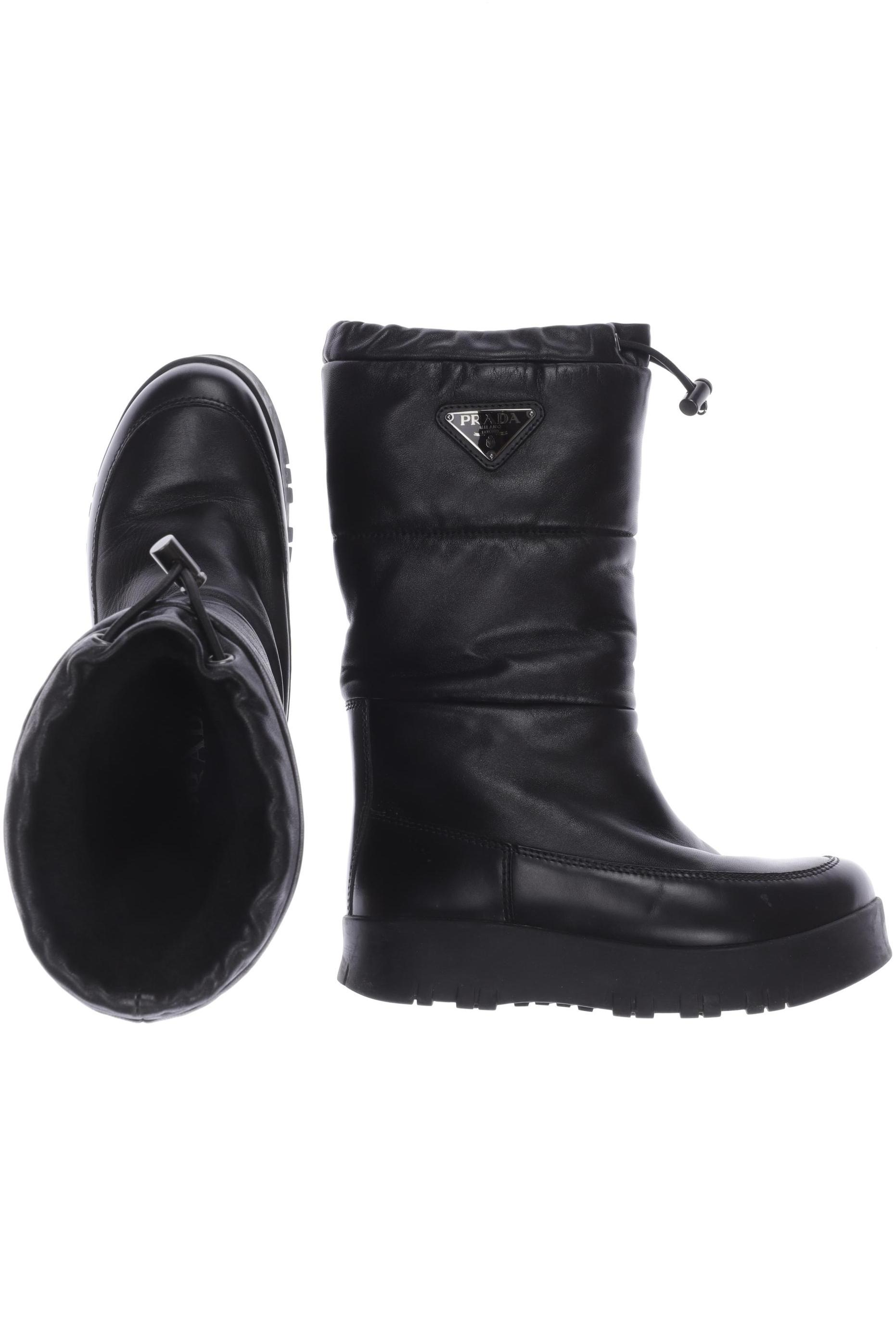 

Prada Damen Stiefel, schwarz, Gr. 35