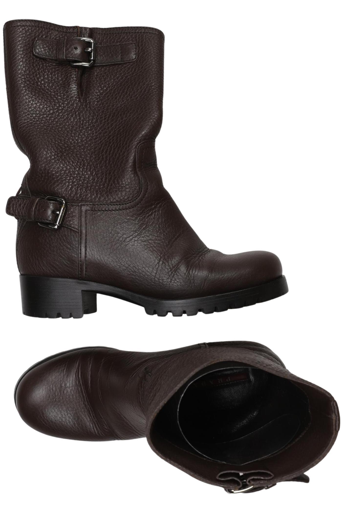 

Prada Damen Stiefel, braun, Gr. 36.5