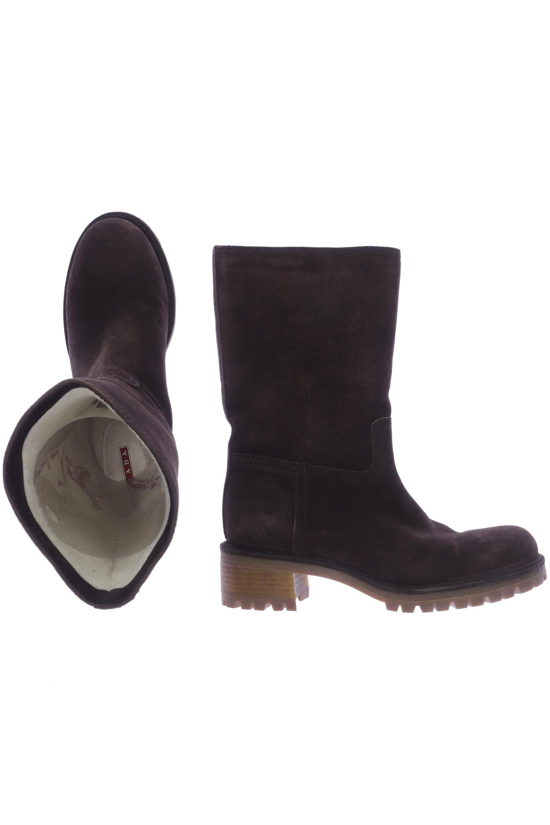 

Prada Damen Stiefel, braun, Gr. 38