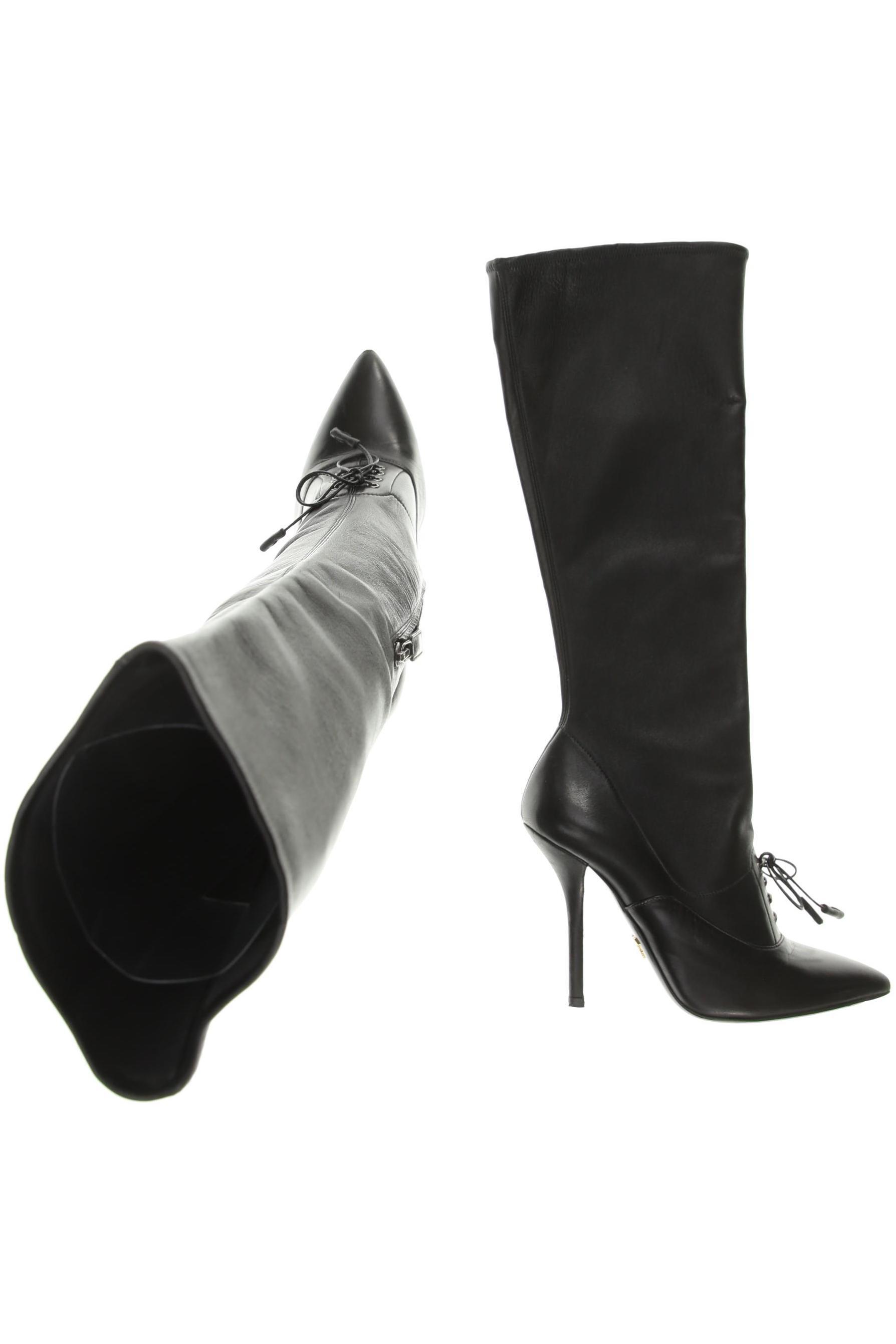 

Prada Damen Stiefel, schwarz, Gr. 36.5