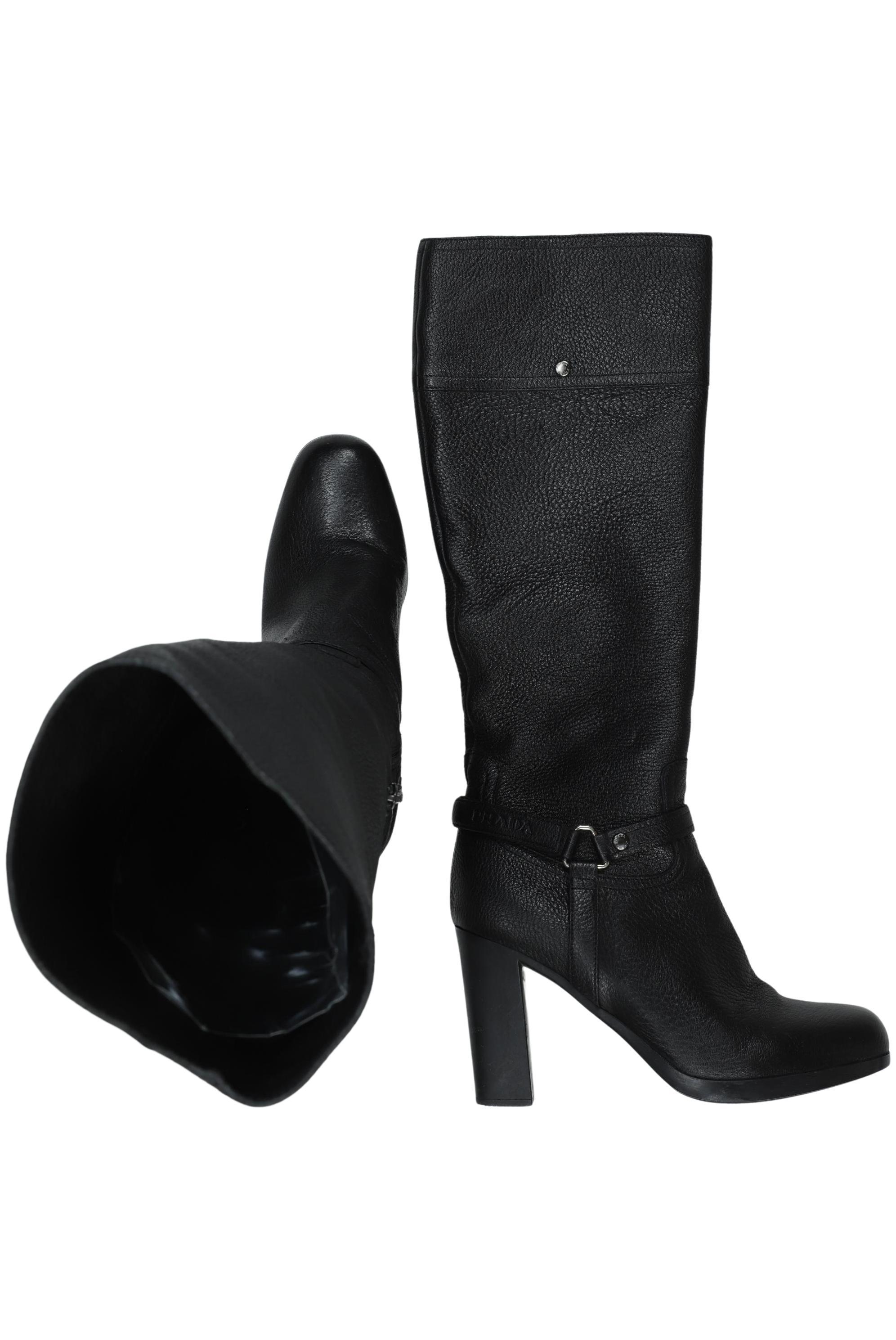 

Prada Damen Stiefel, schwarz, Gr. 37