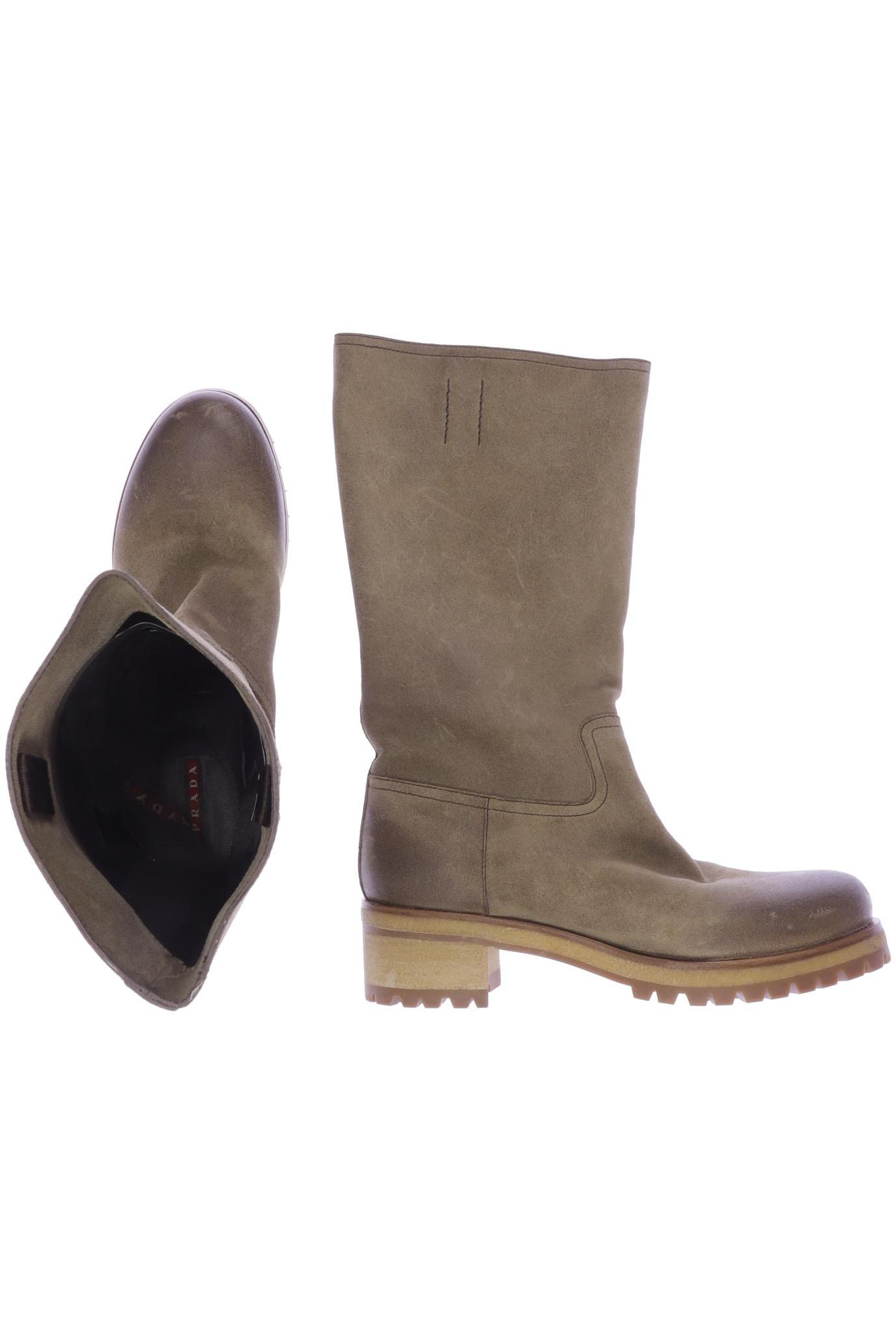 

Prada Damen Stiefel, braun, Gr. 38.5