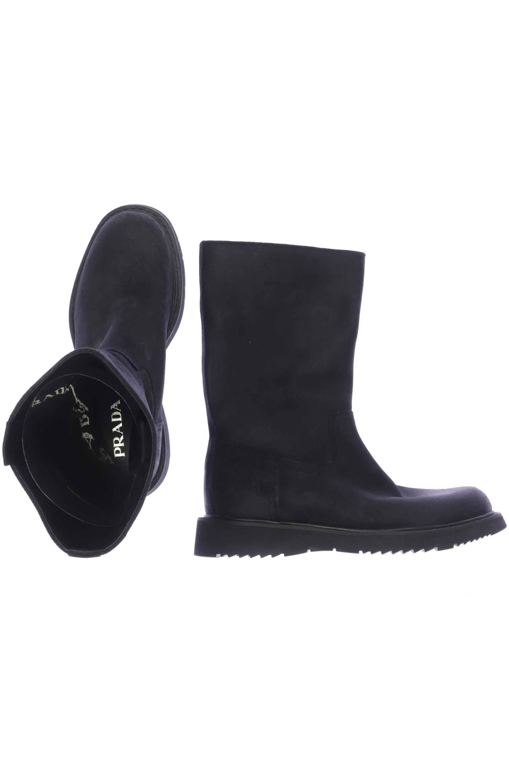 

Prada Damen Stiefel, schwarz, Gr. 7