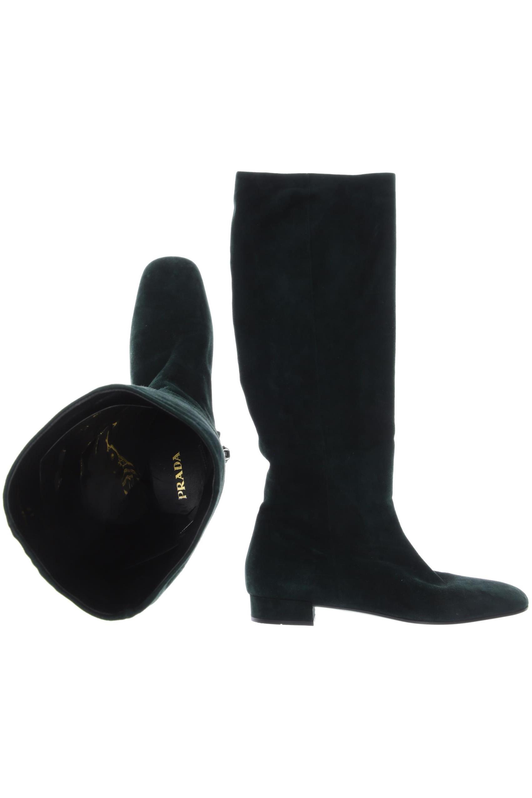 

Prada Damen Stiefel, grün, Gr. 39