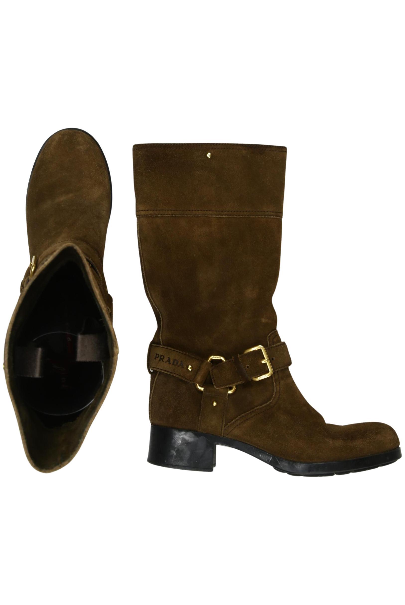 

Prada Damen Stiefel, braun, Gr. 37.5